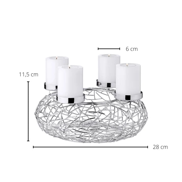 Adventskranz Milano Ø 28 cm - Edzard