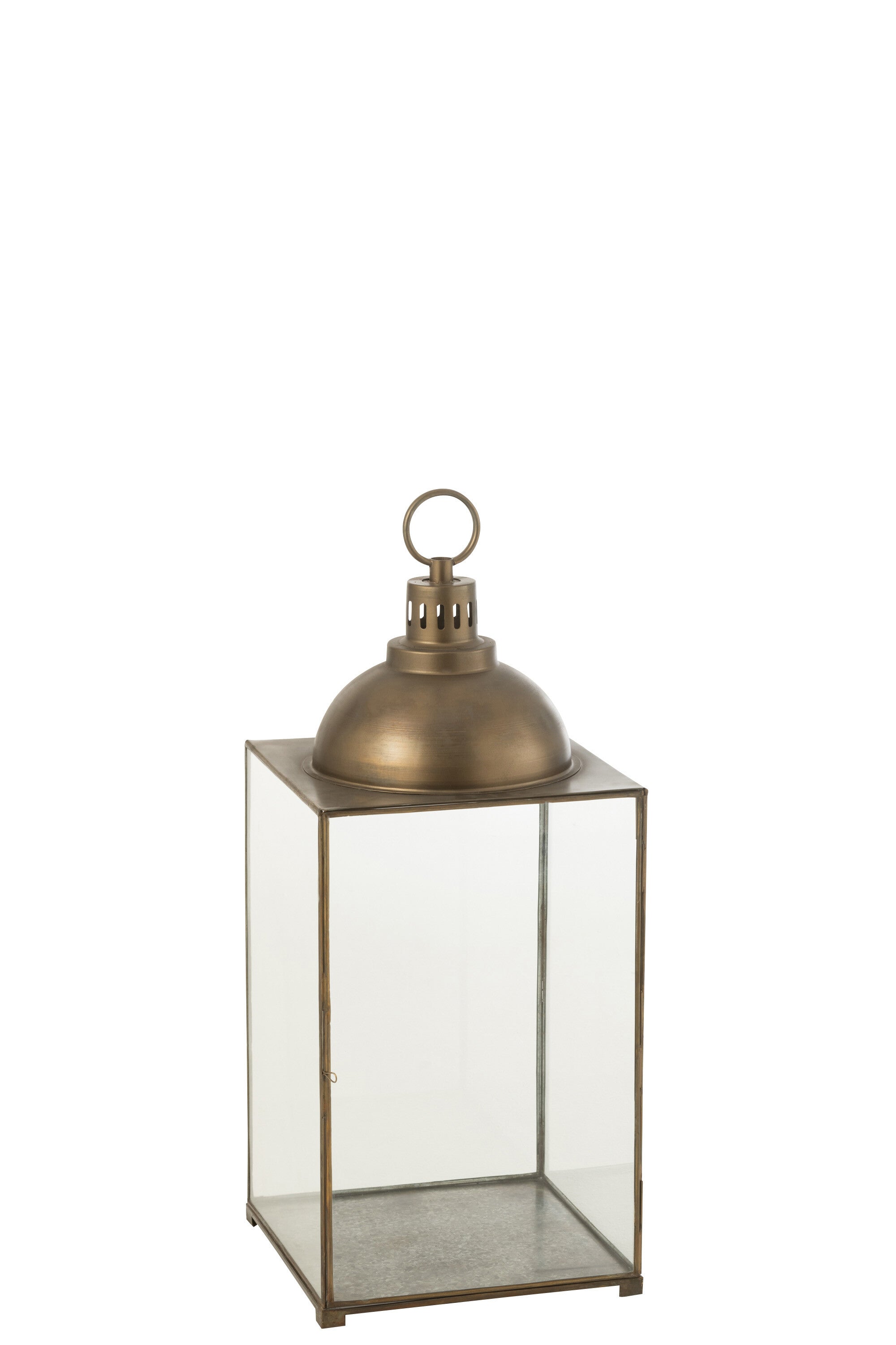 Laterne Hagrid Glas/Eisen Bronze Medium