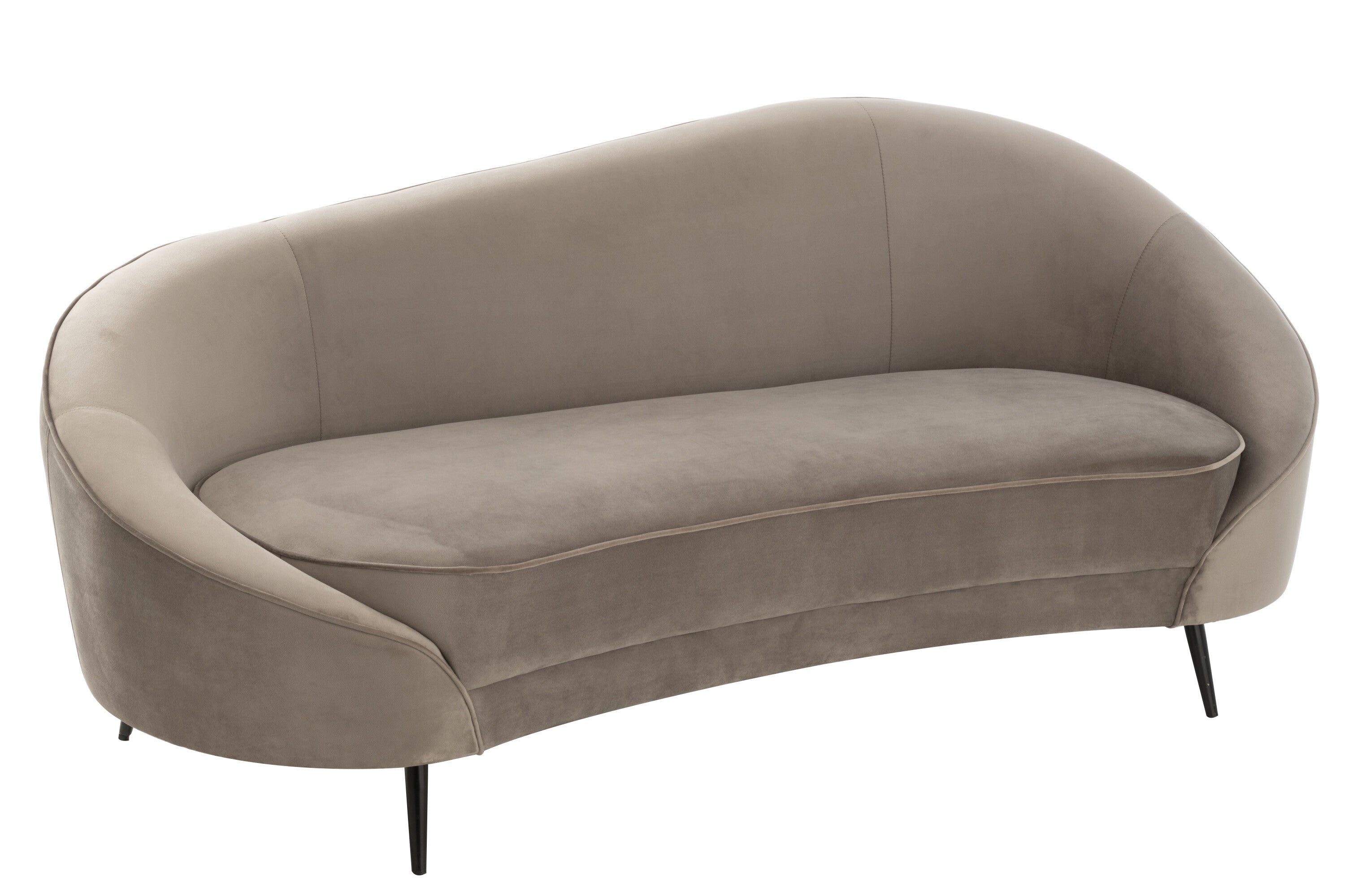 Sofa Elisabeth Textil Silbergrau