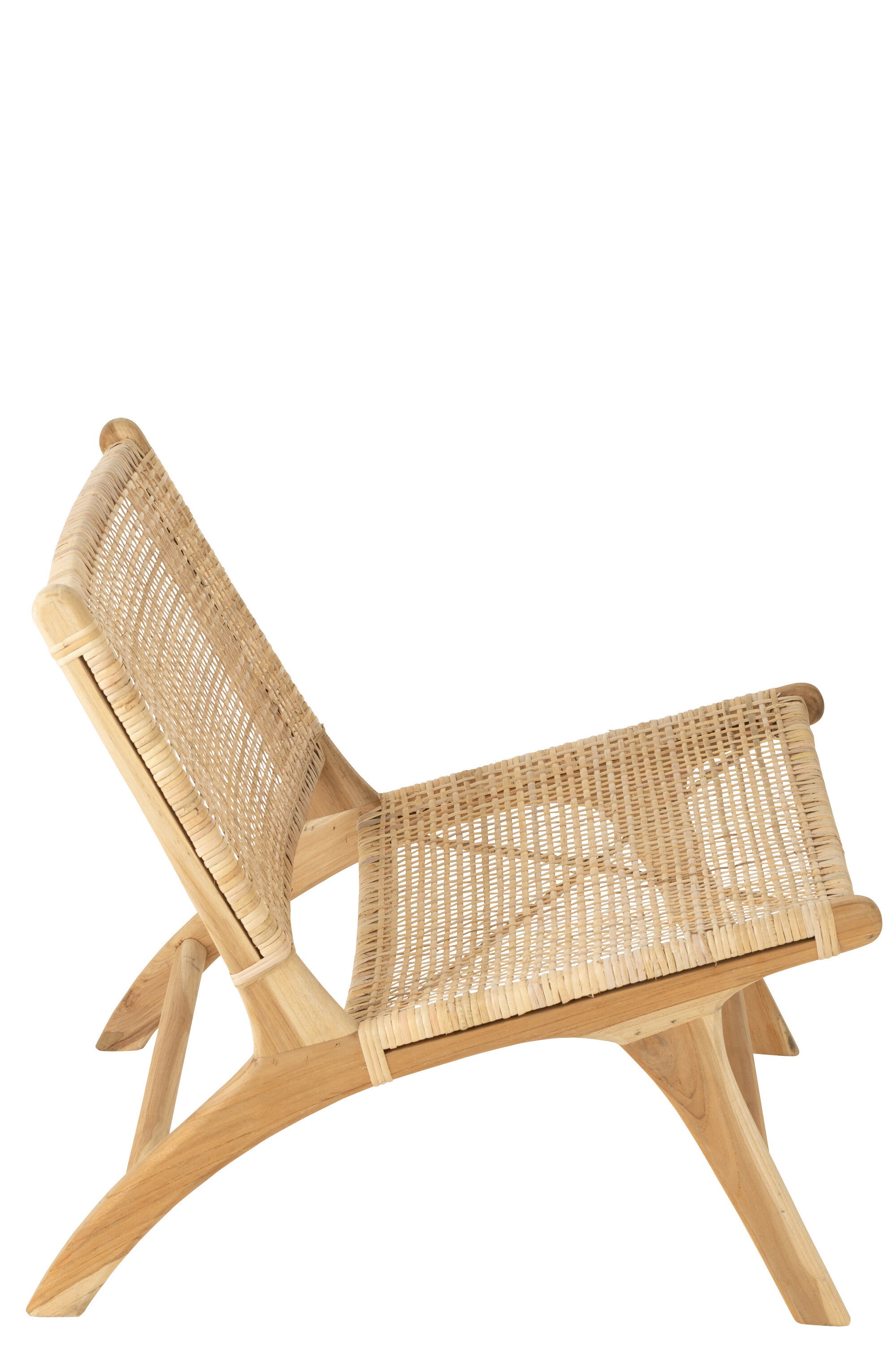 LOUNGE STUHL LOCKER GEWEBT RATTAN NATUR