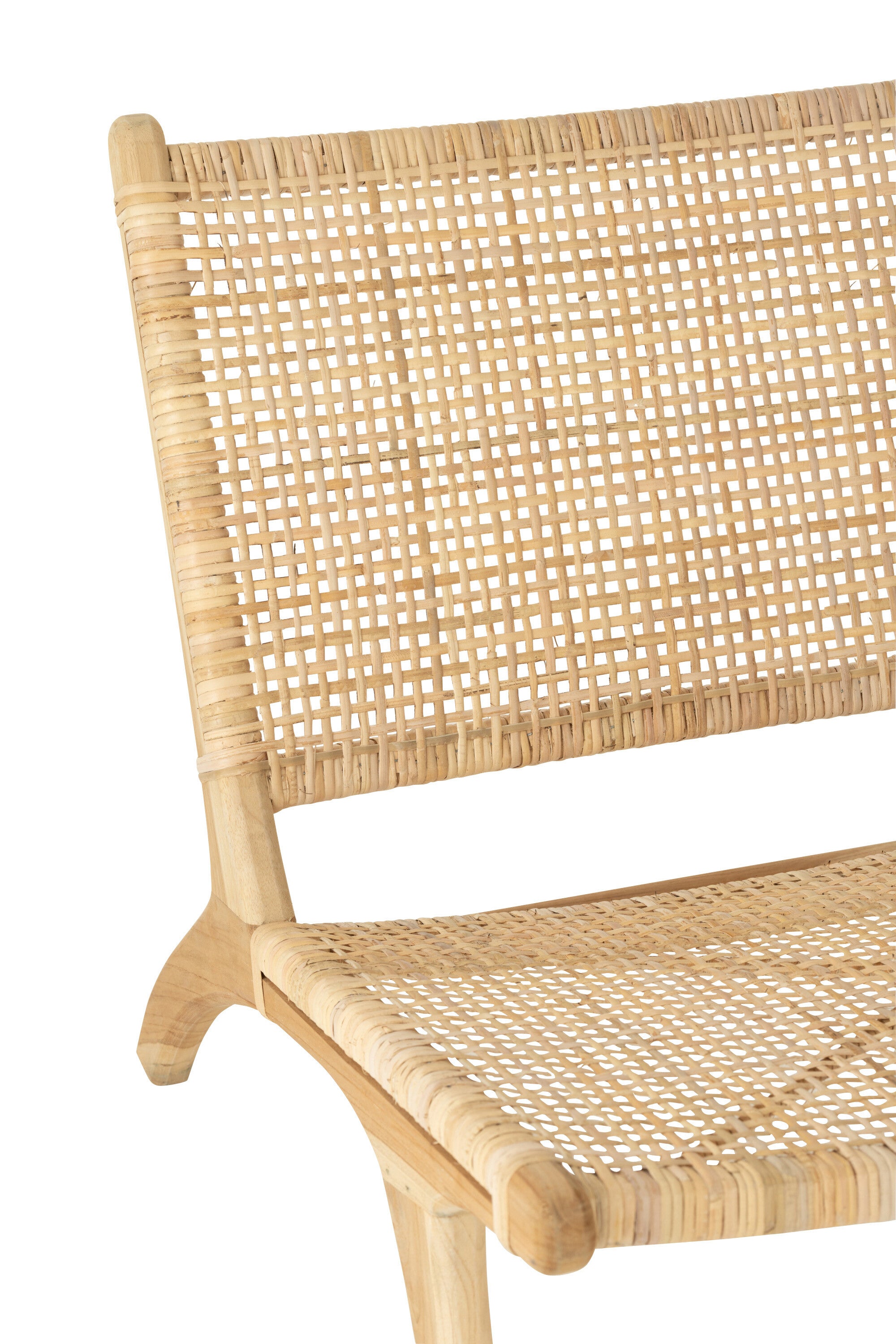 LOUNGE STUHL LOCKER GEWEBT RATTAN NATUR