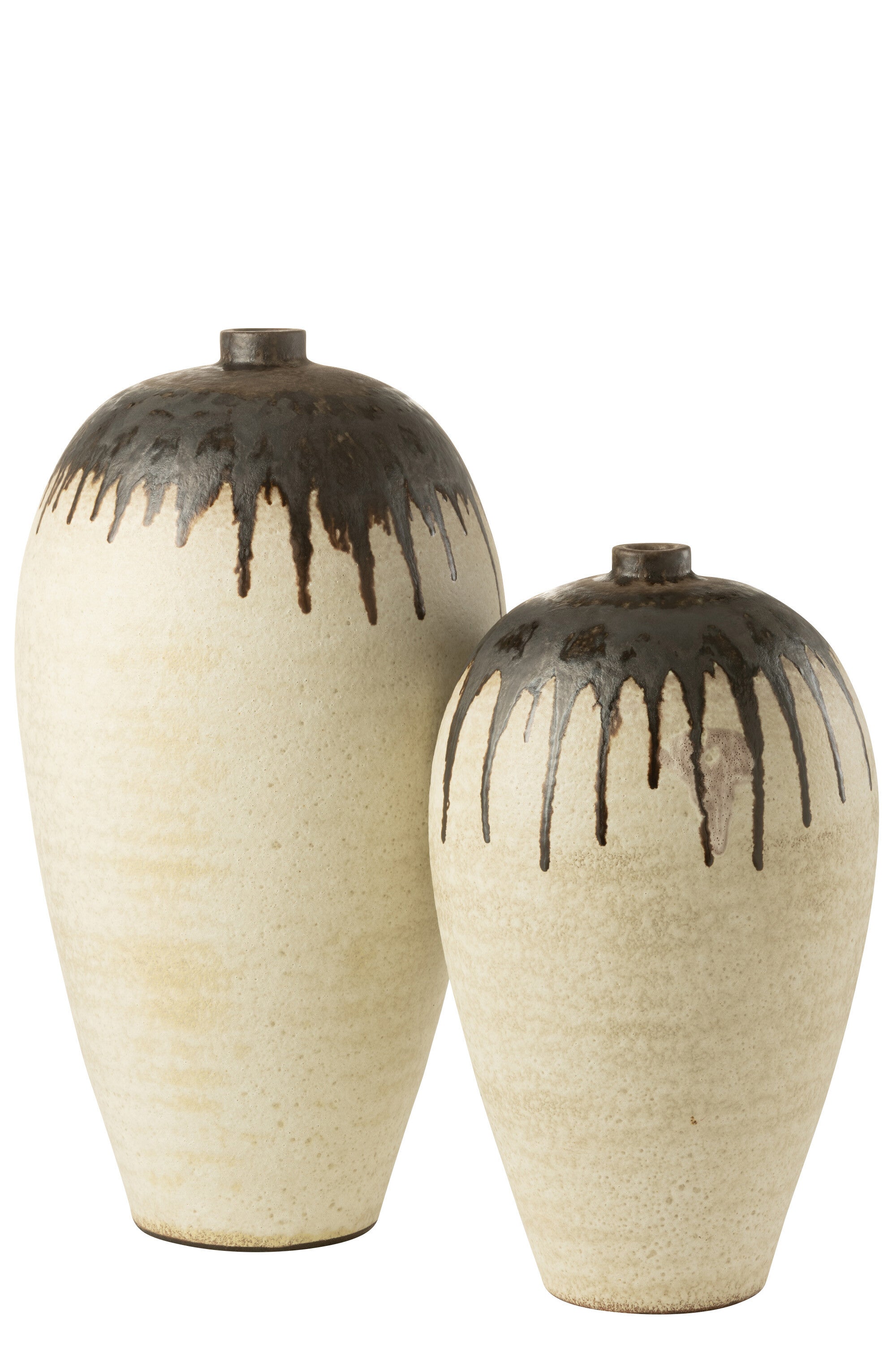 VASE LOMBOK KERAMIK BEIGE/BRAUN LARGE