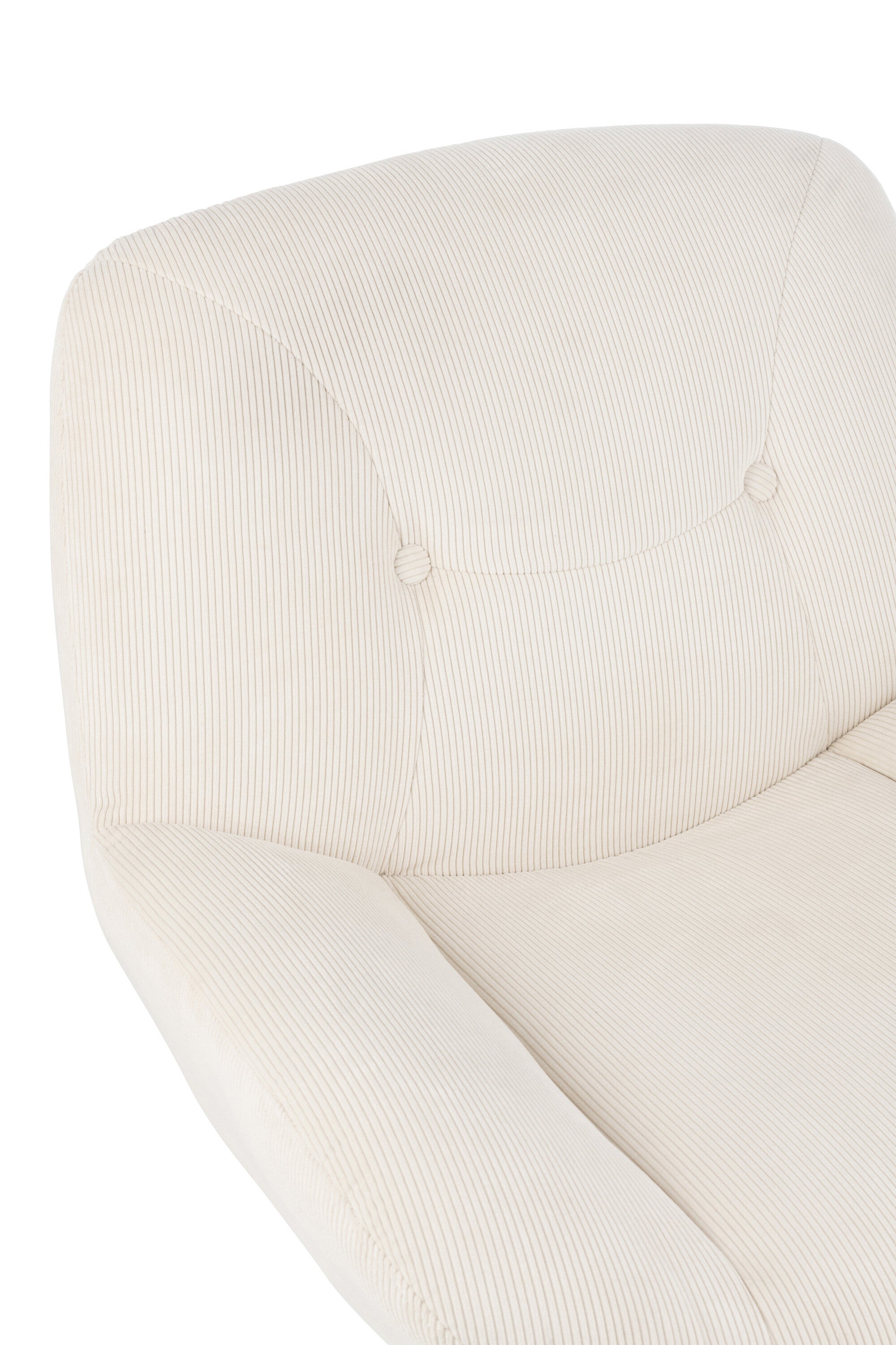 Loungestuhl Chill Metall/Textil Silber/Creme