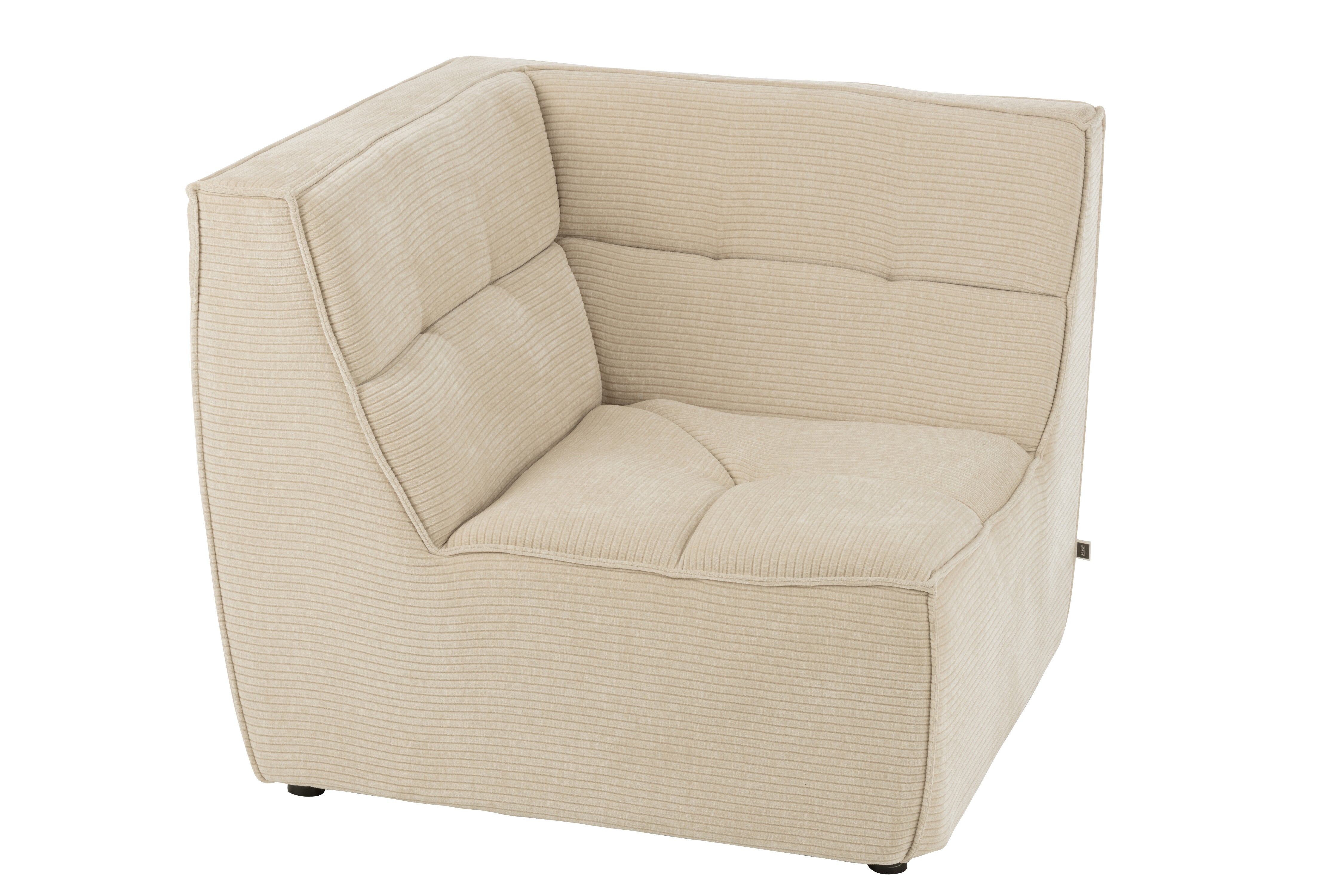 Sofa Ecke Grid Pappelholz/Schaum Beige