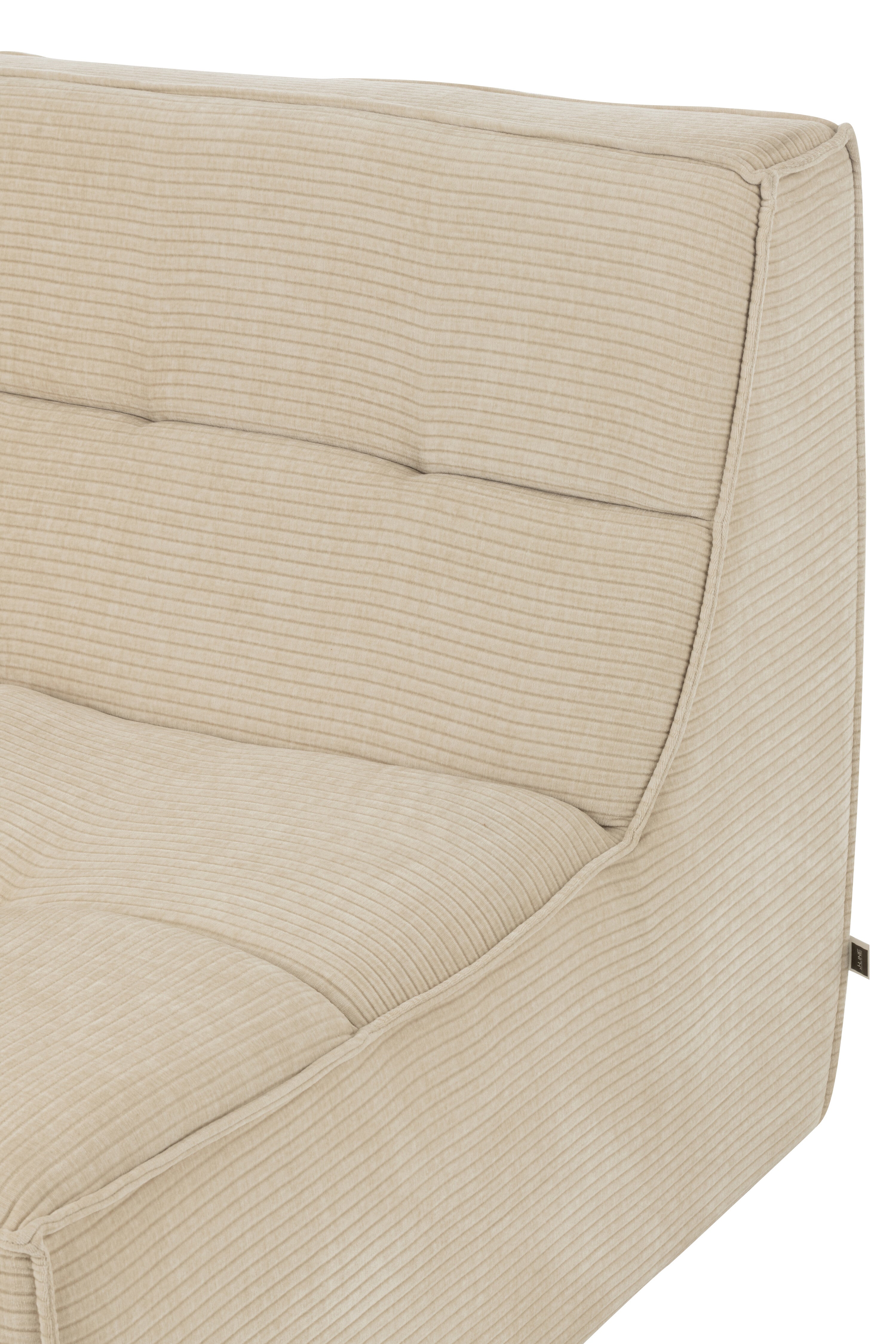 Sofa Ecke Grid Pappelholz/Schaum Beige