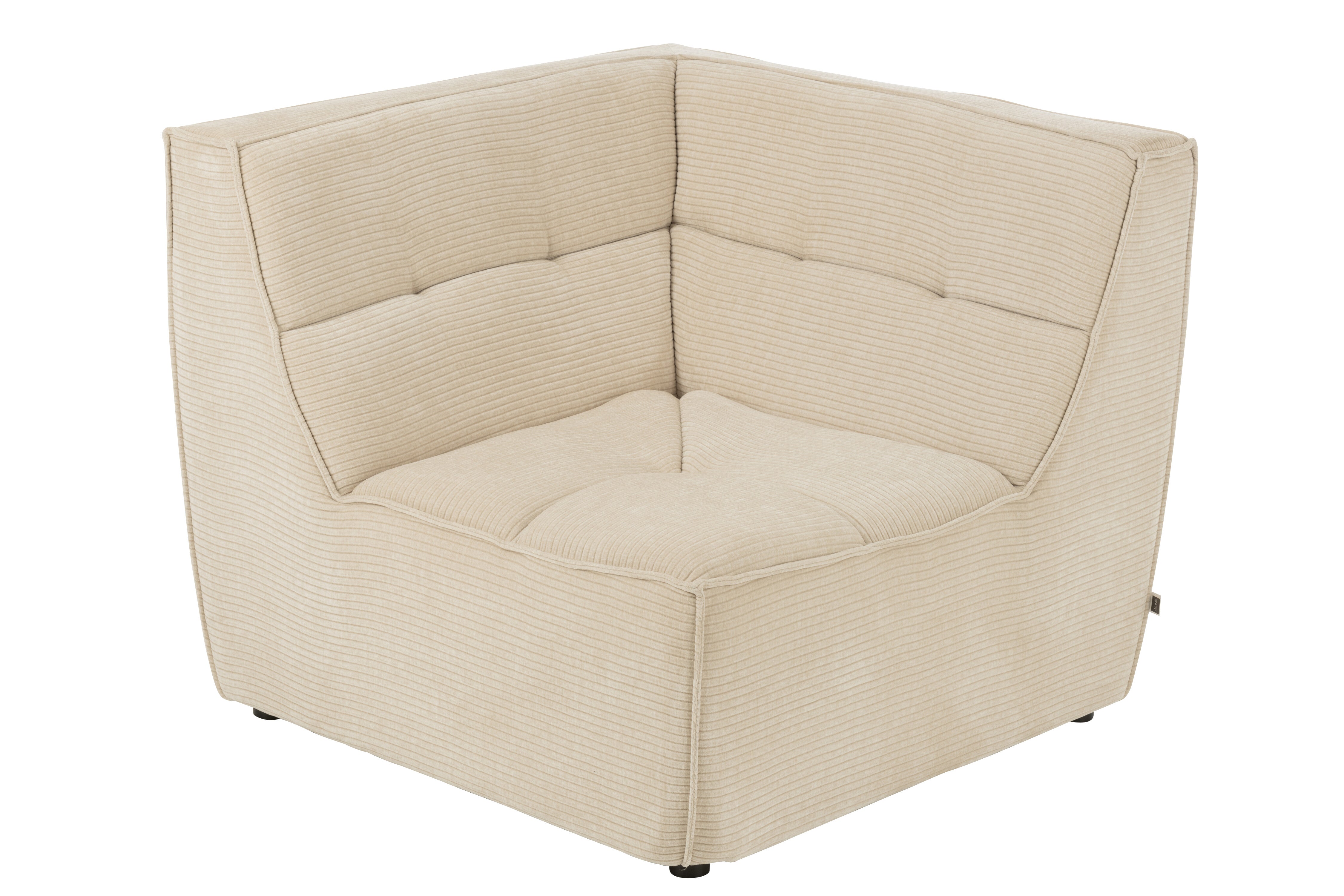 Sofa Ecke Grid Pappelholz/Schaum Beige