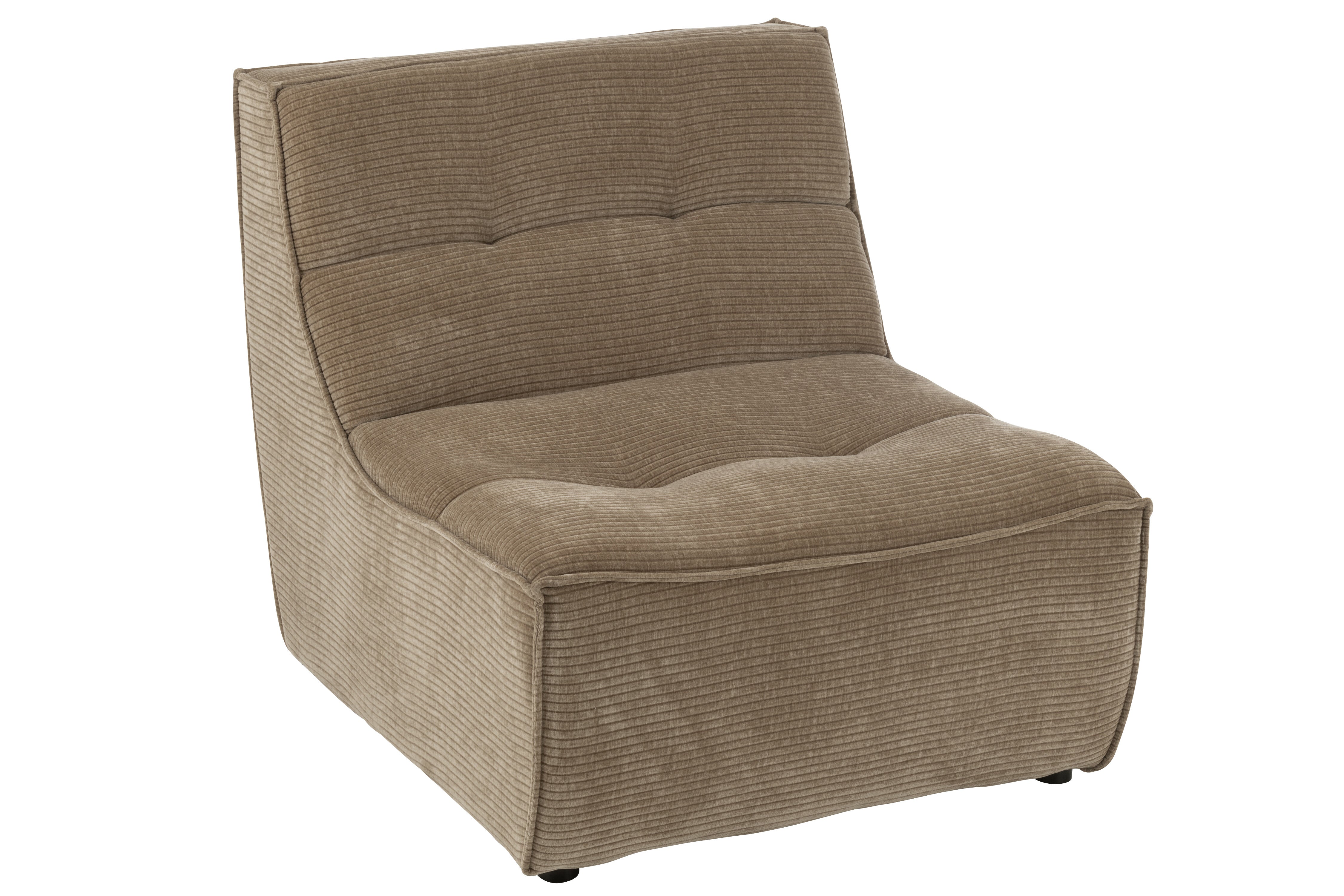 Sofa Grid Pappelholz/Schaum Dunkel Taupe