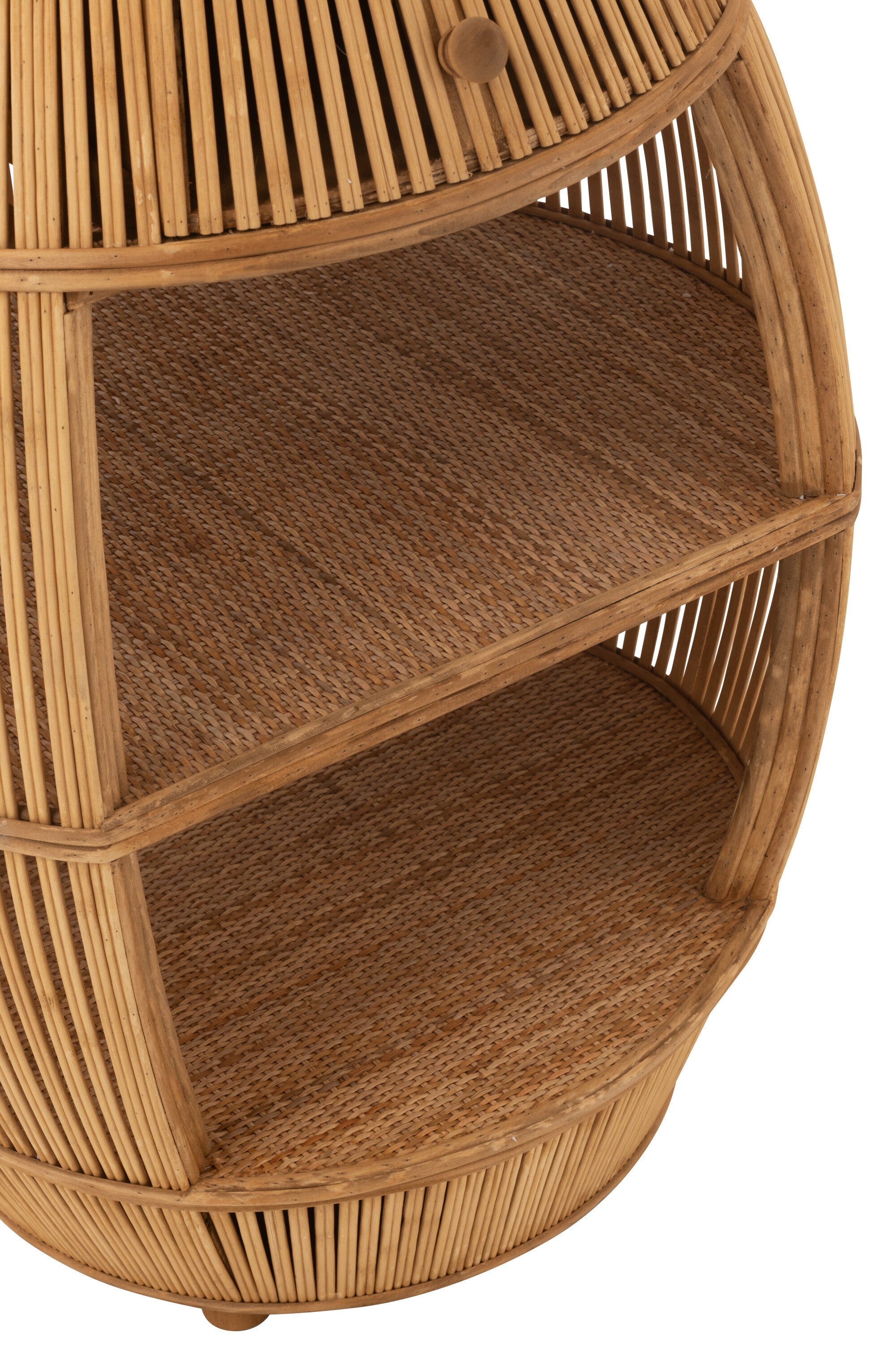 Tisch Barrel Rattan/Bambus Natur