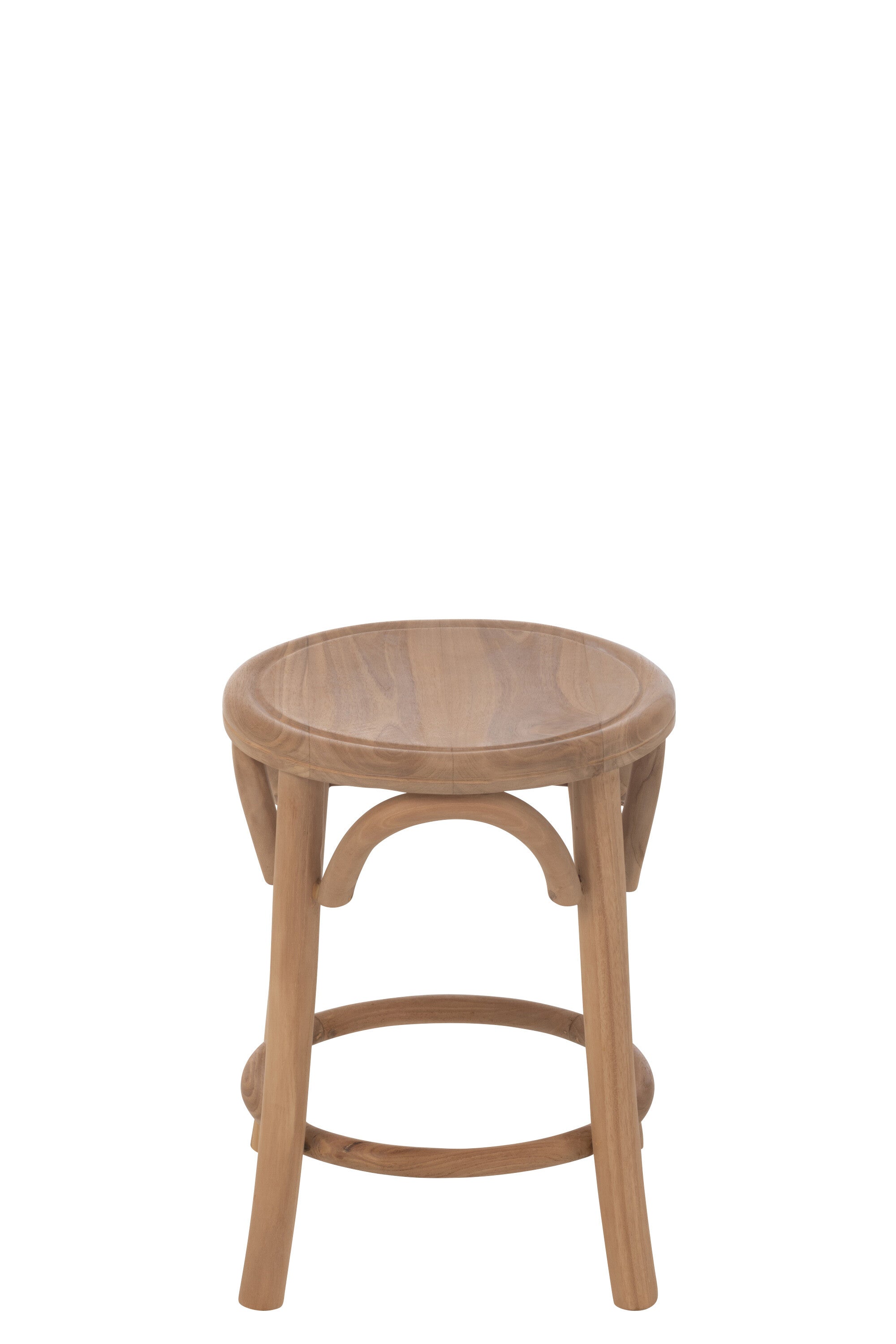 Hocker Ali 2er Set Teakholz Natur