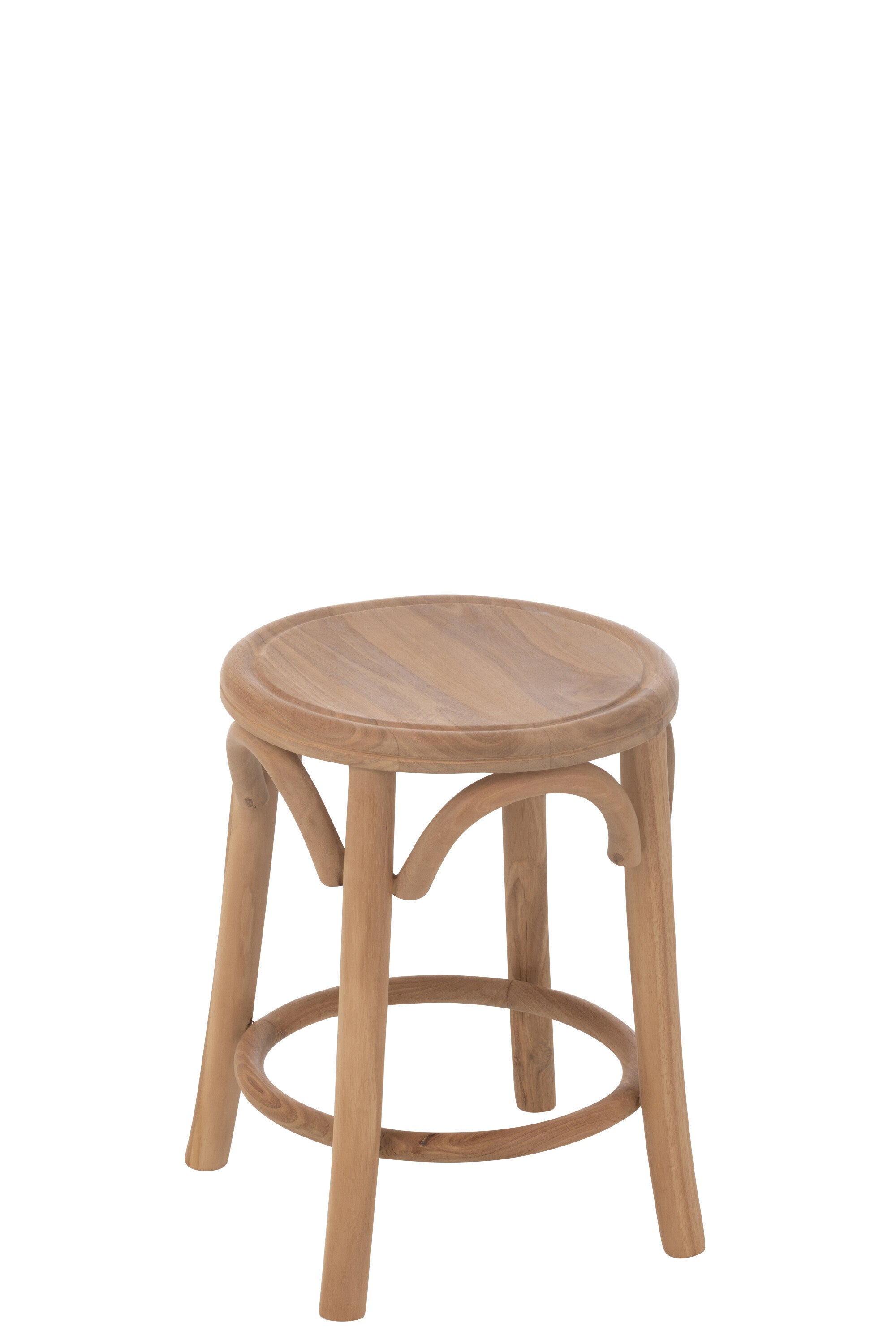 Hocker Ali 2er Set Teakholz Natur