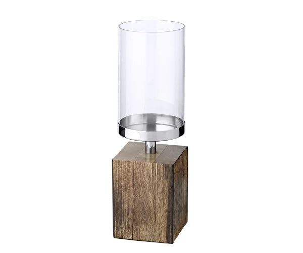 Kerzenhalter Meo mit Glas H 31,5 cm - Edzard