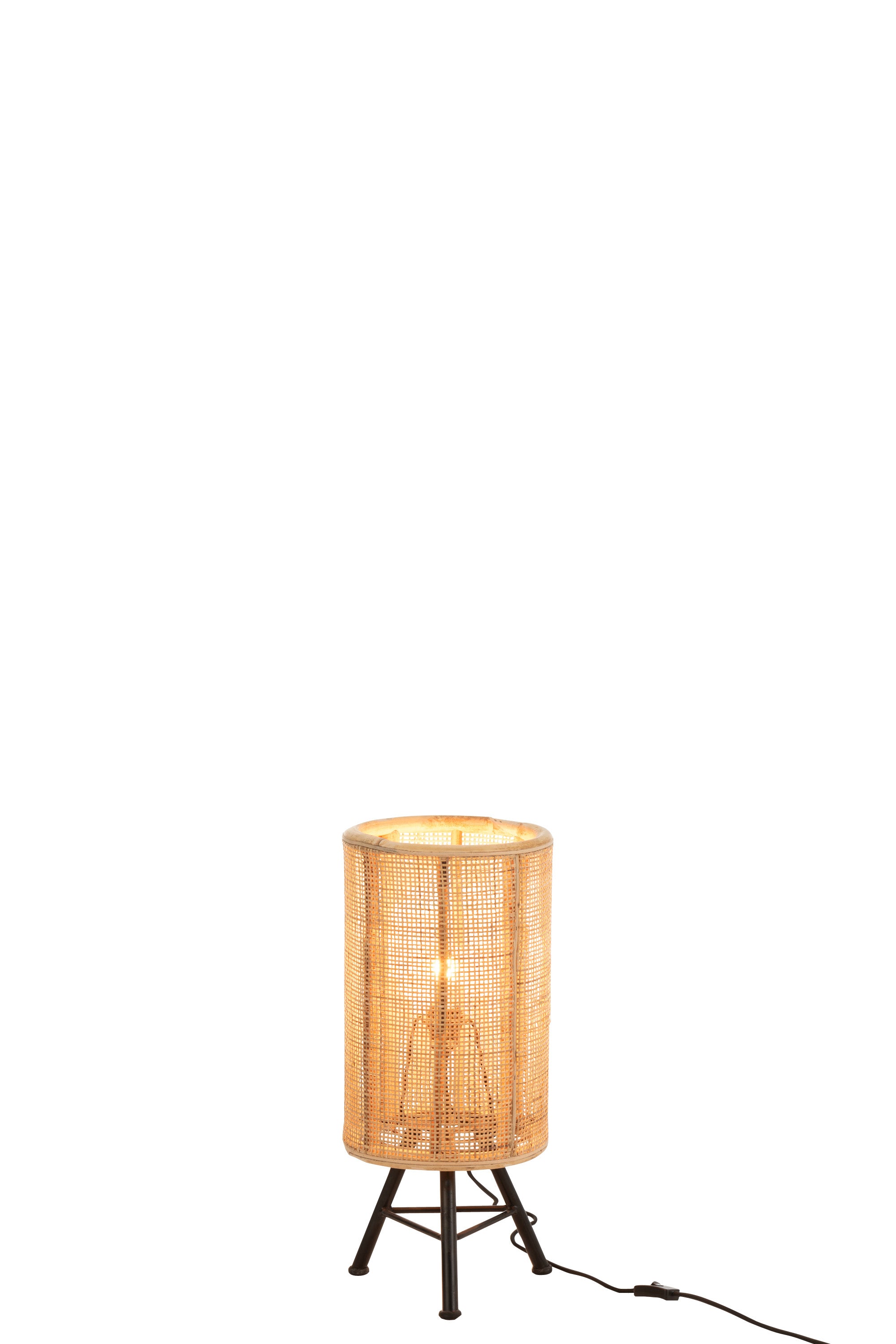 TISCHLAMPE OZARA RATTAN NATUR (26x26x60cm)