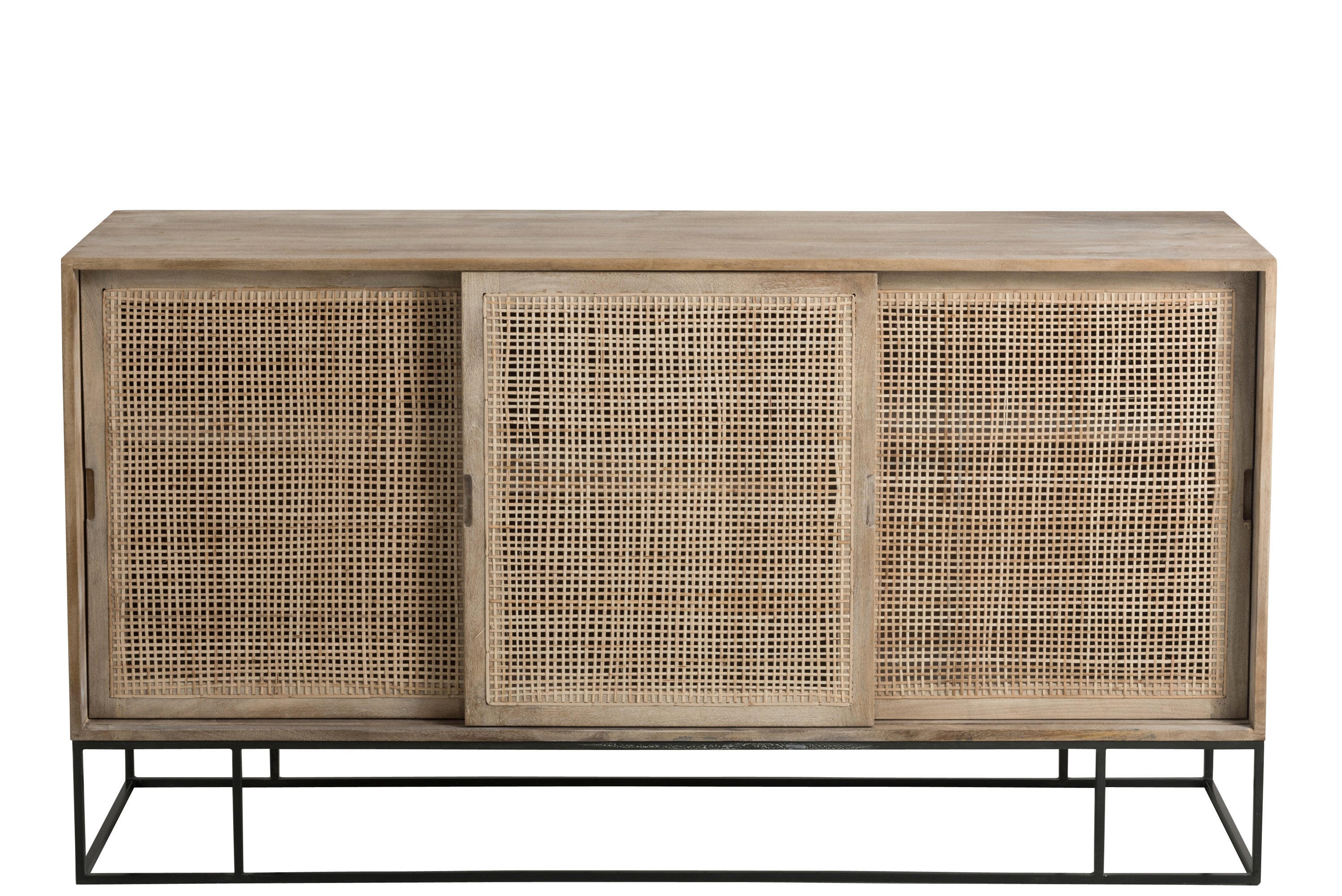 SIDEBOARD 3SCHIEBETÜREN WEIDE GEWOBEN MANGO NATUR (160x45x85cm)