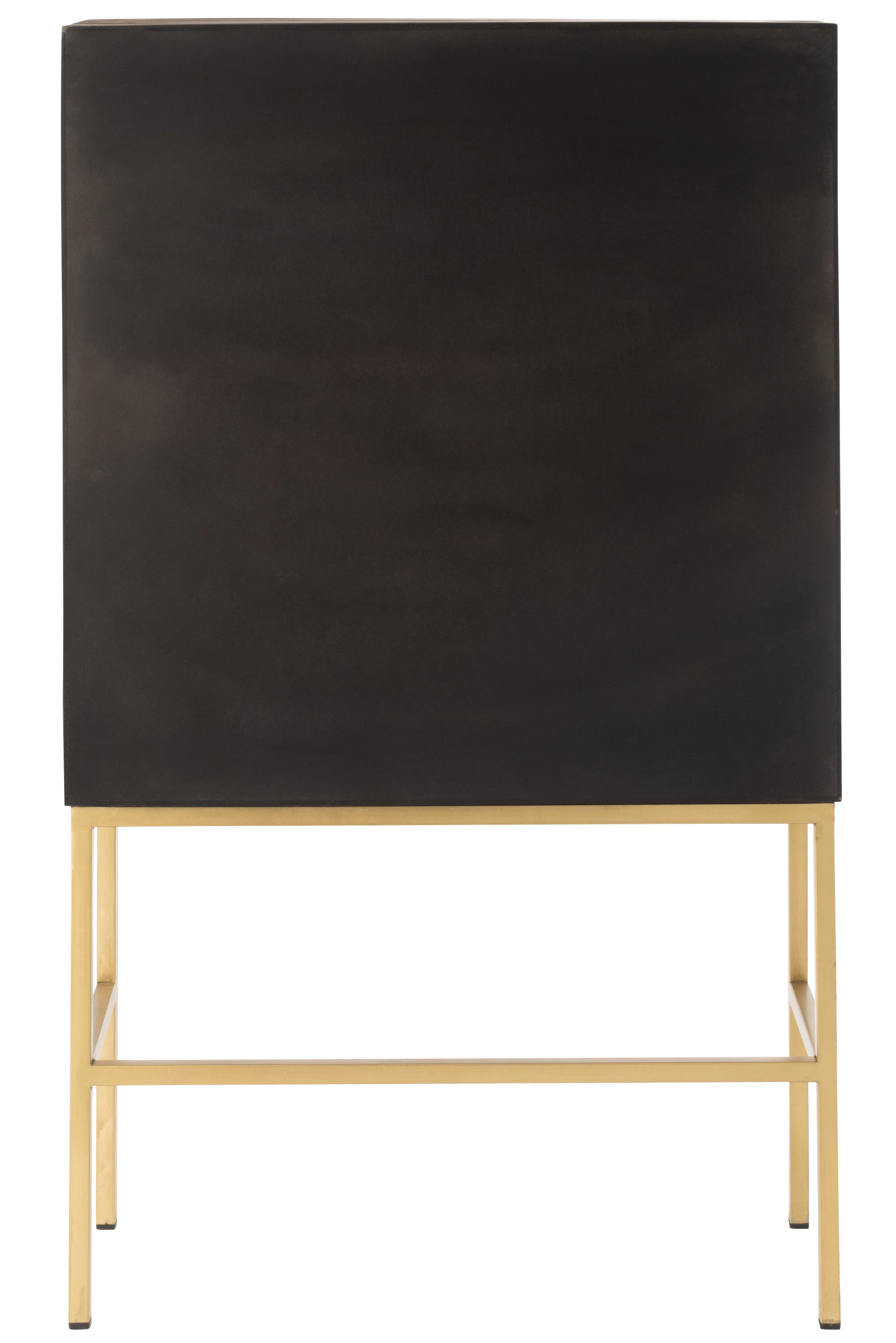 HIGHBOARD JANIS MANGOHOLZ/METALL BRAUN/GOLD (98x38,5x153cm)