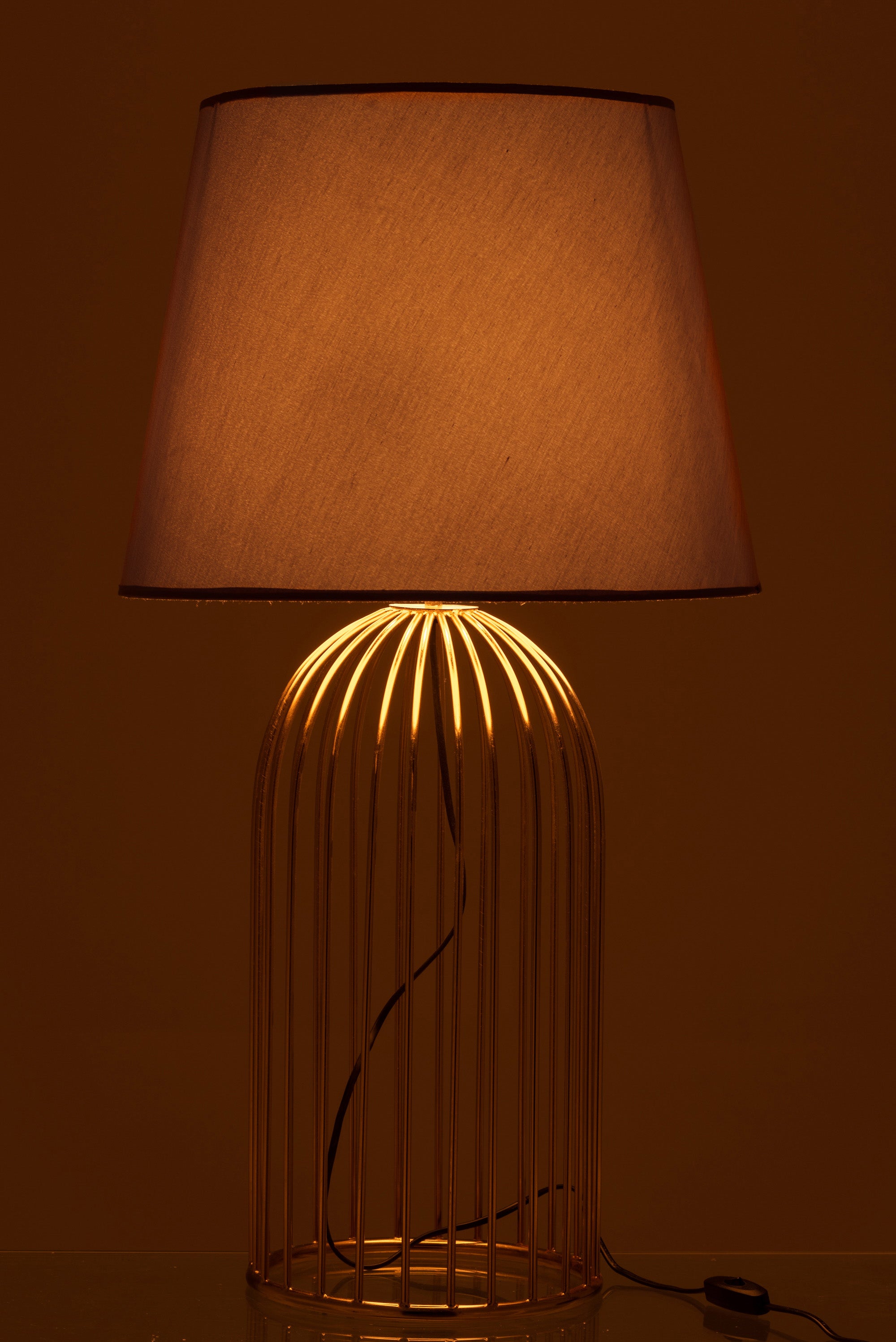 TISCHLAMPE JONI SCHWARZ/ GOLD (25x25x61,5cm)