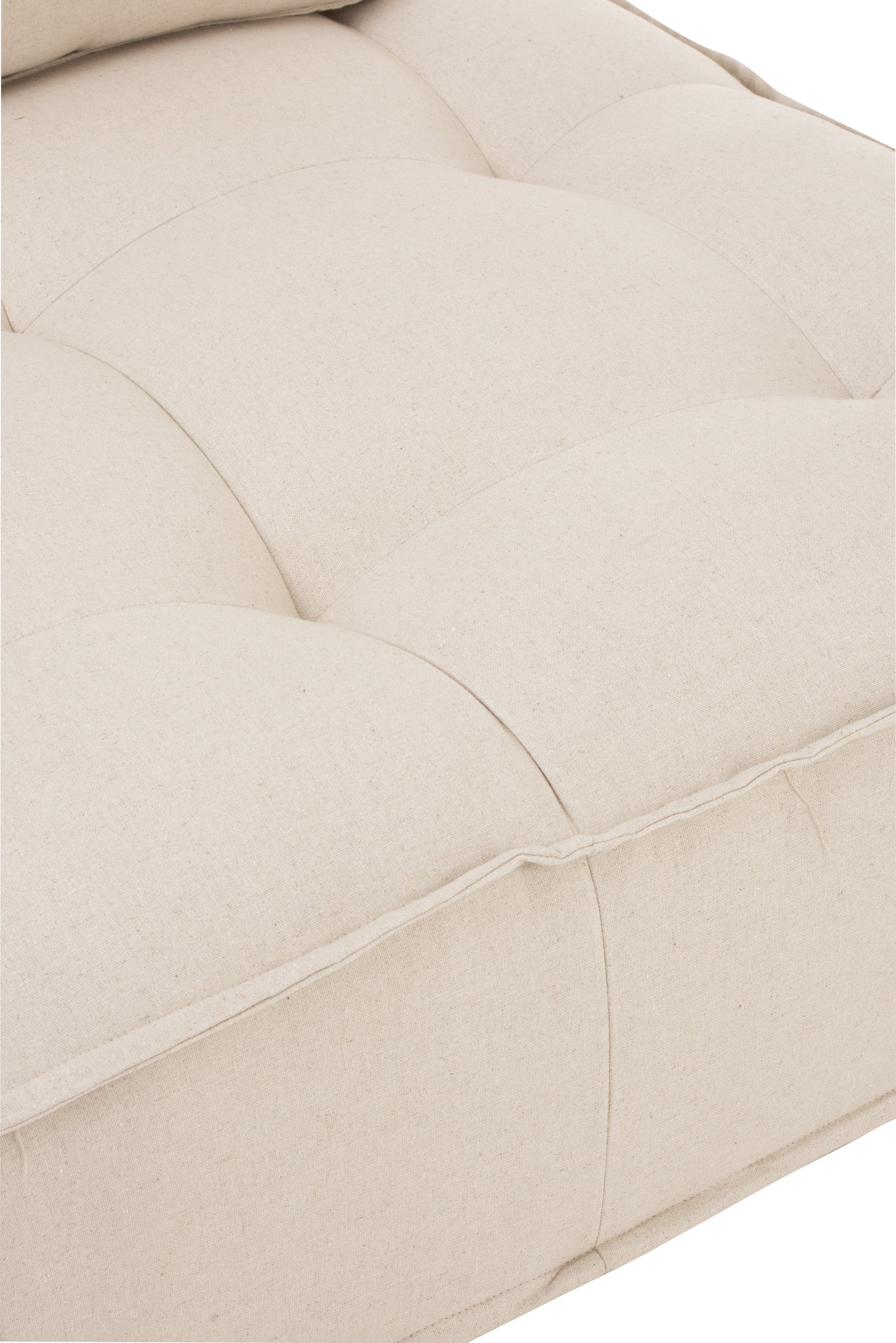 SESSEL "PUFF" LEINEN BEIGE