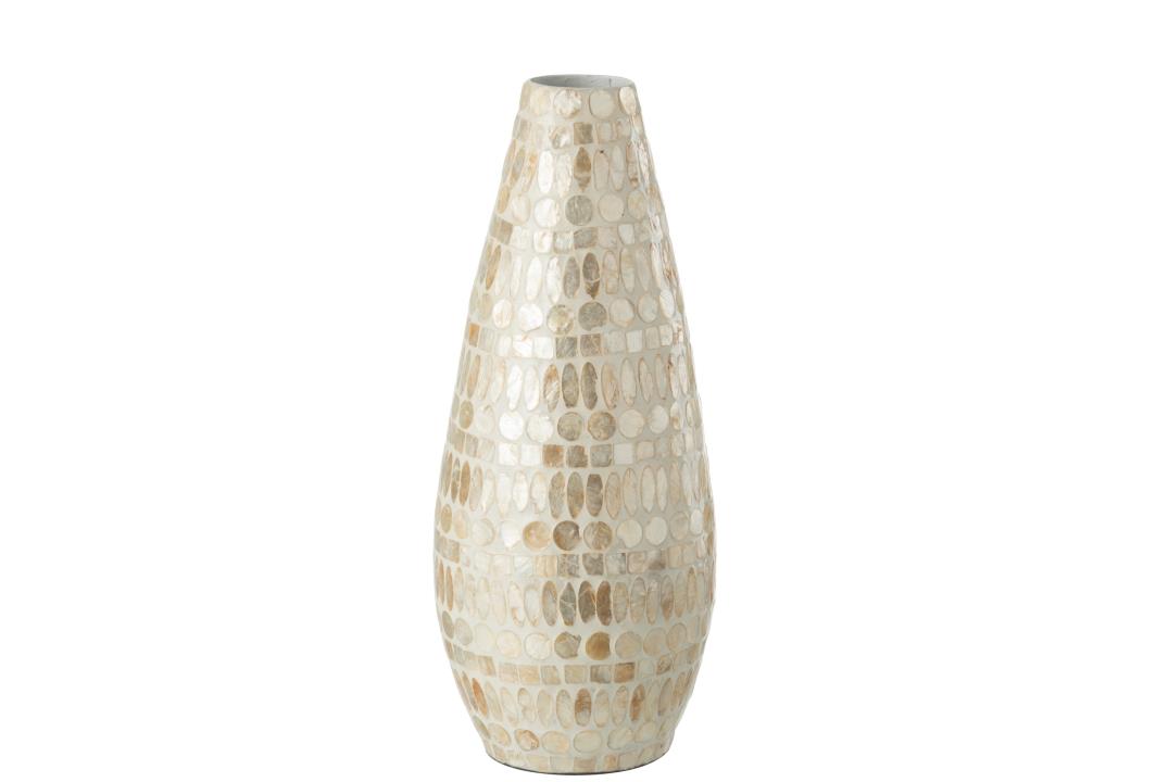 VASE BETA PERLE BEIGE