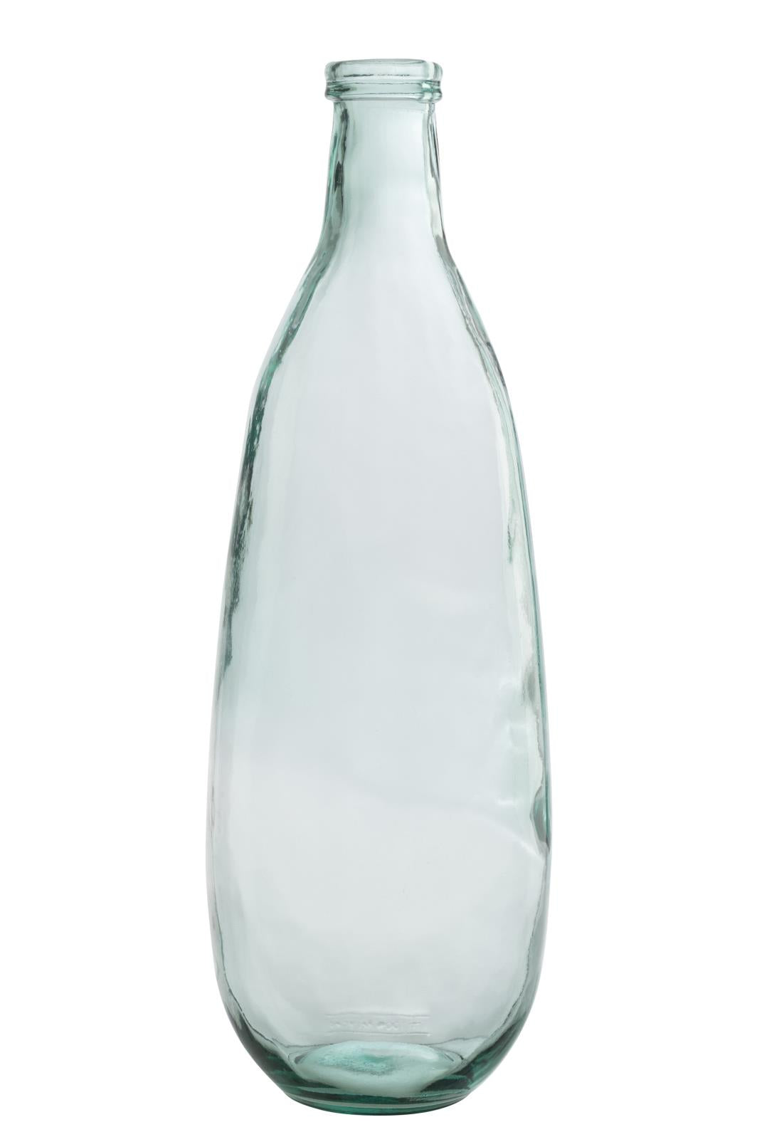 VASE FLASCHE GLAS TRANSPARENT