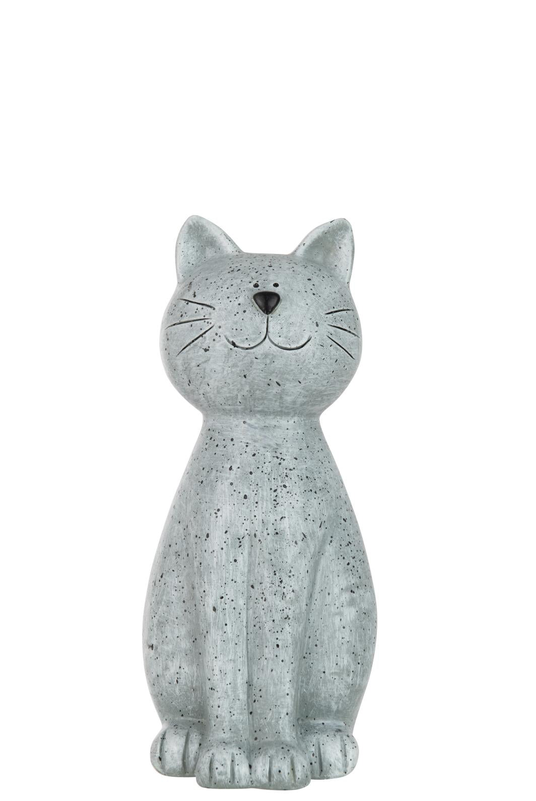 KATZE POLYRESIN GRAU LARGE