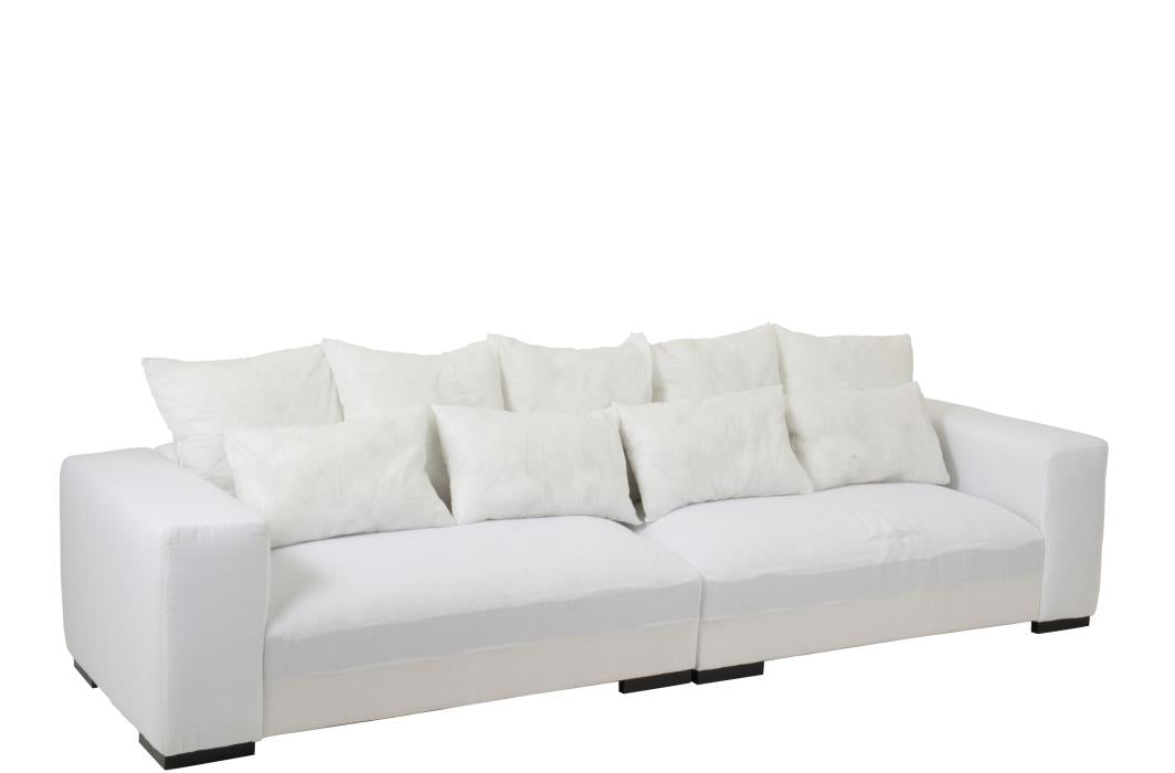 SOFA MIT 9KISSEN MONACO XL EXKLUSIV RAHMENBEZUG