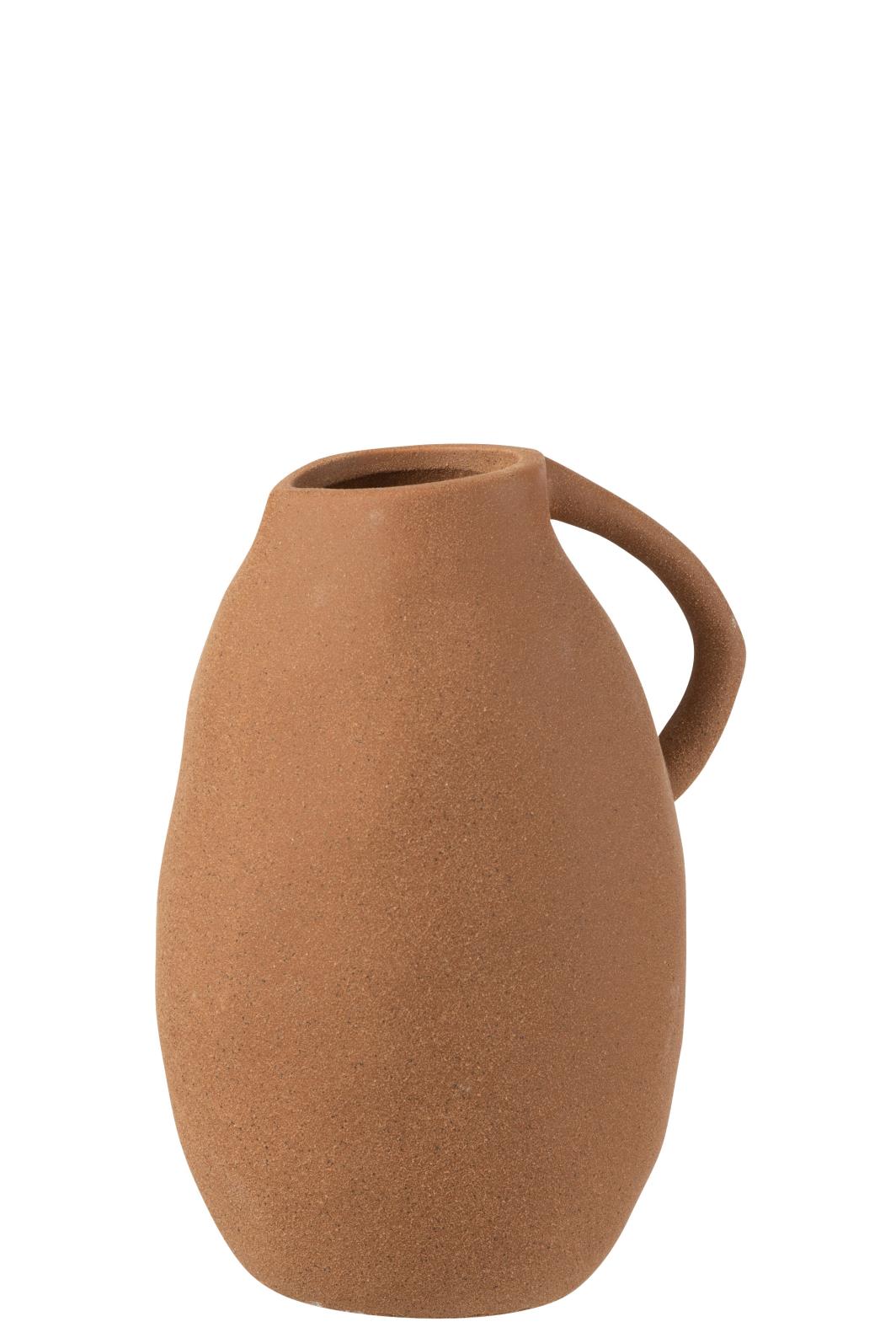 VASE KRUG KERAMIK BRAUN MEDIUM