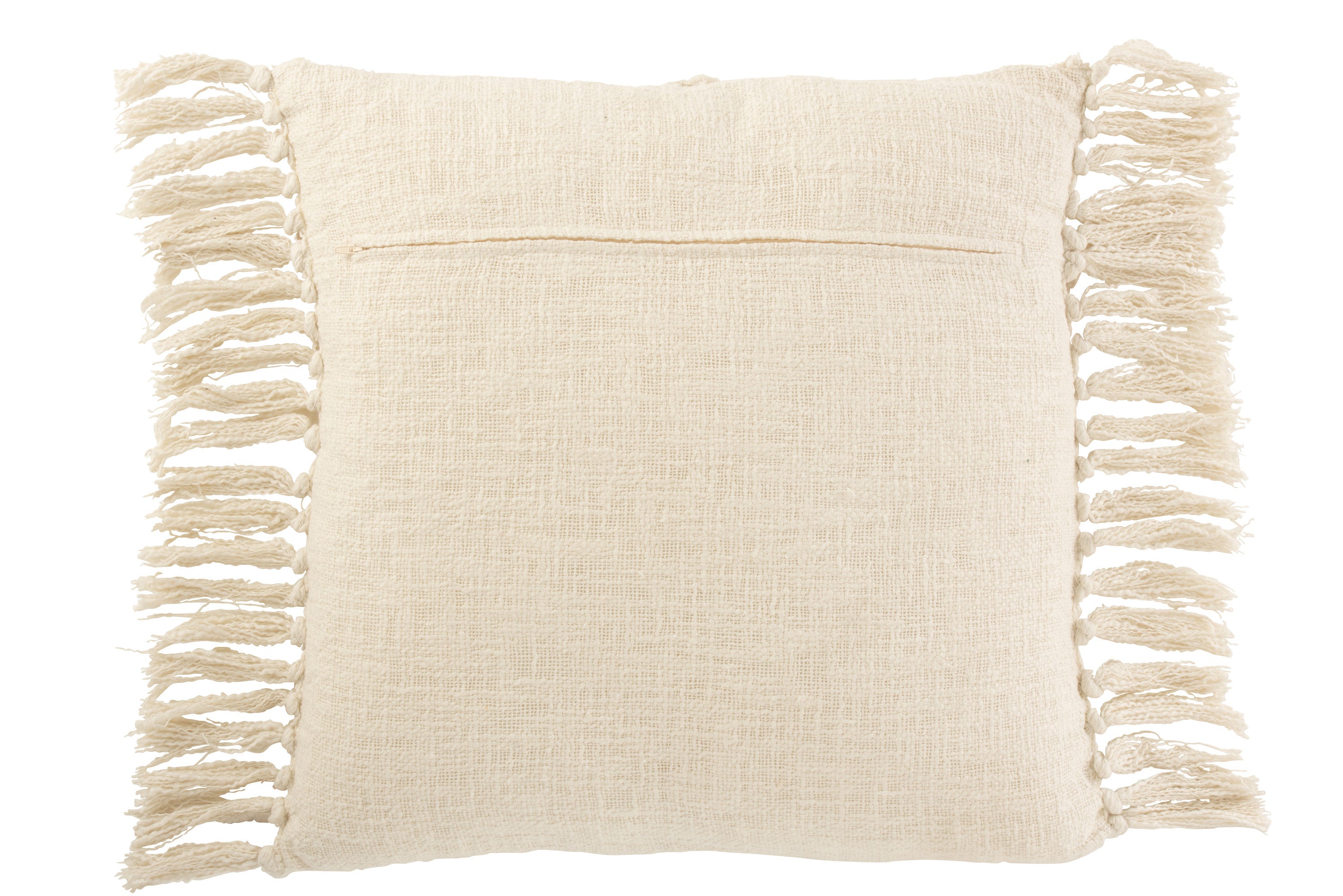 KISSEN VIERECKIG KARIERT BAUMWOLLE POLYESTER BEIGE