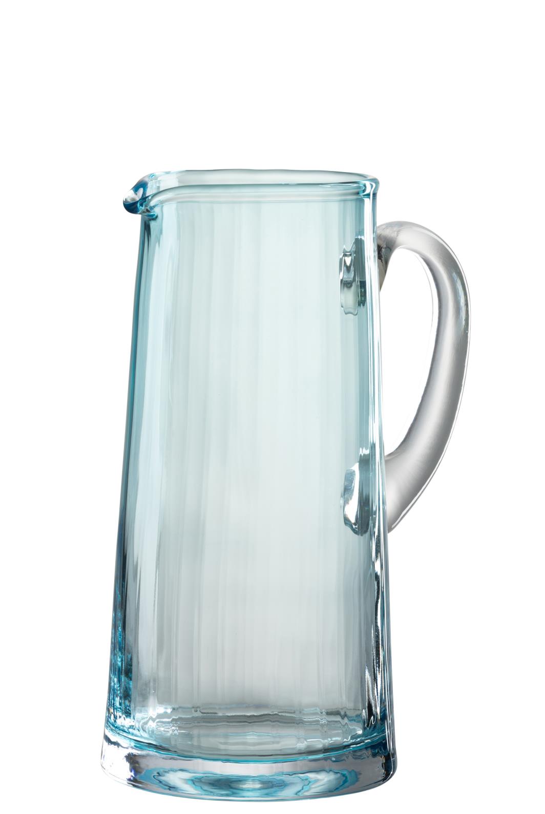 KARAFFE LINIEN GLASS BLAU