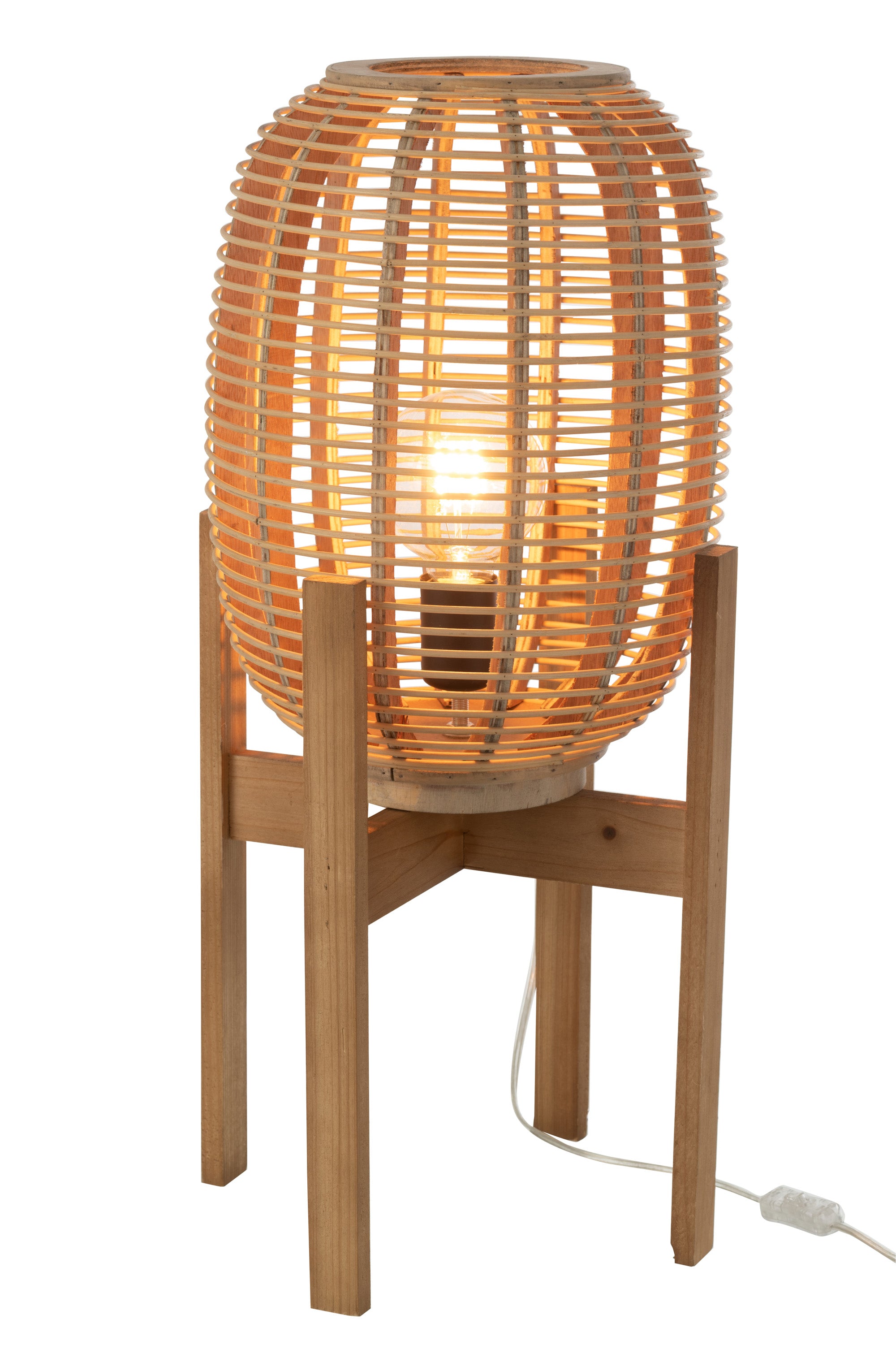 STEHLAMPE NOA HOLZ/BAMBUS NATUR LARGE