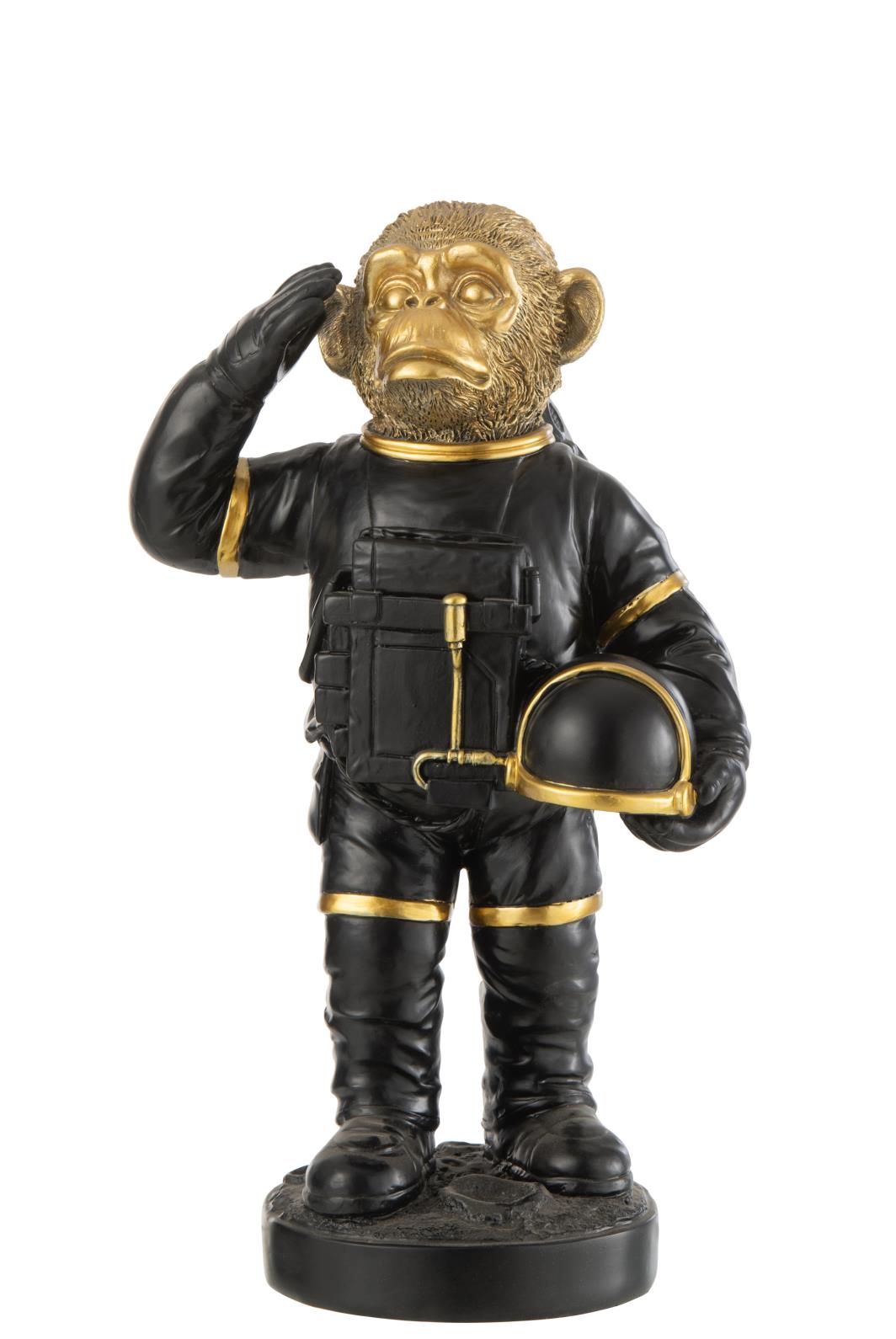 ASTRONAUT POLYRESIN SCHWARZ/GOLD