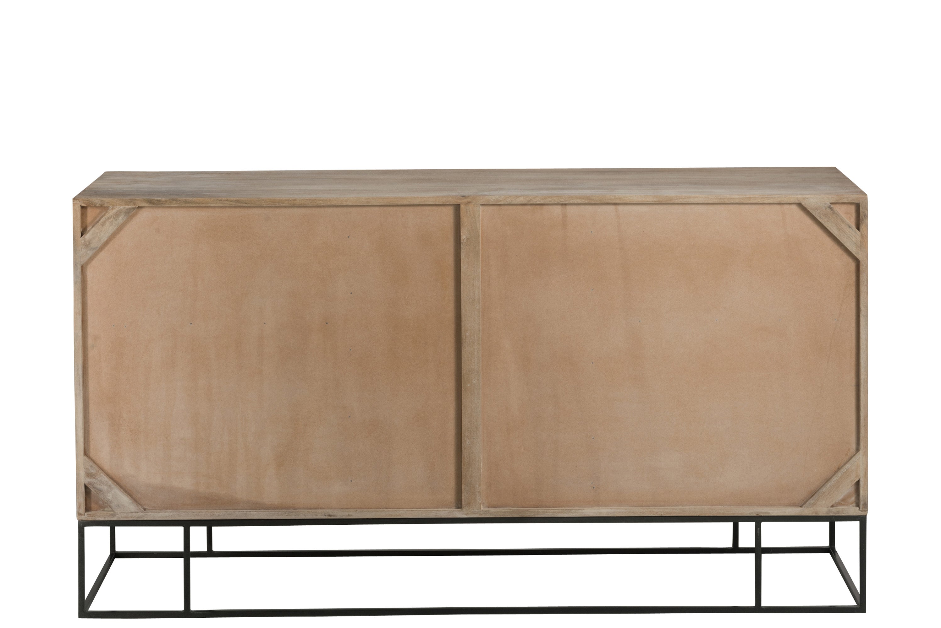 SIDEBOARD 3SCHIEBETÜREN WEIDE GEWOBEN MANGO NATUR (160x45x85cm)