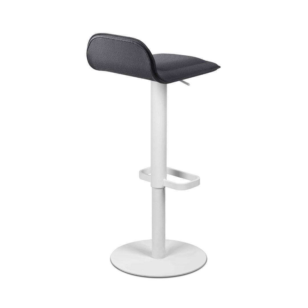 DAVE Ad White/Anthracite adjustable Barhocker