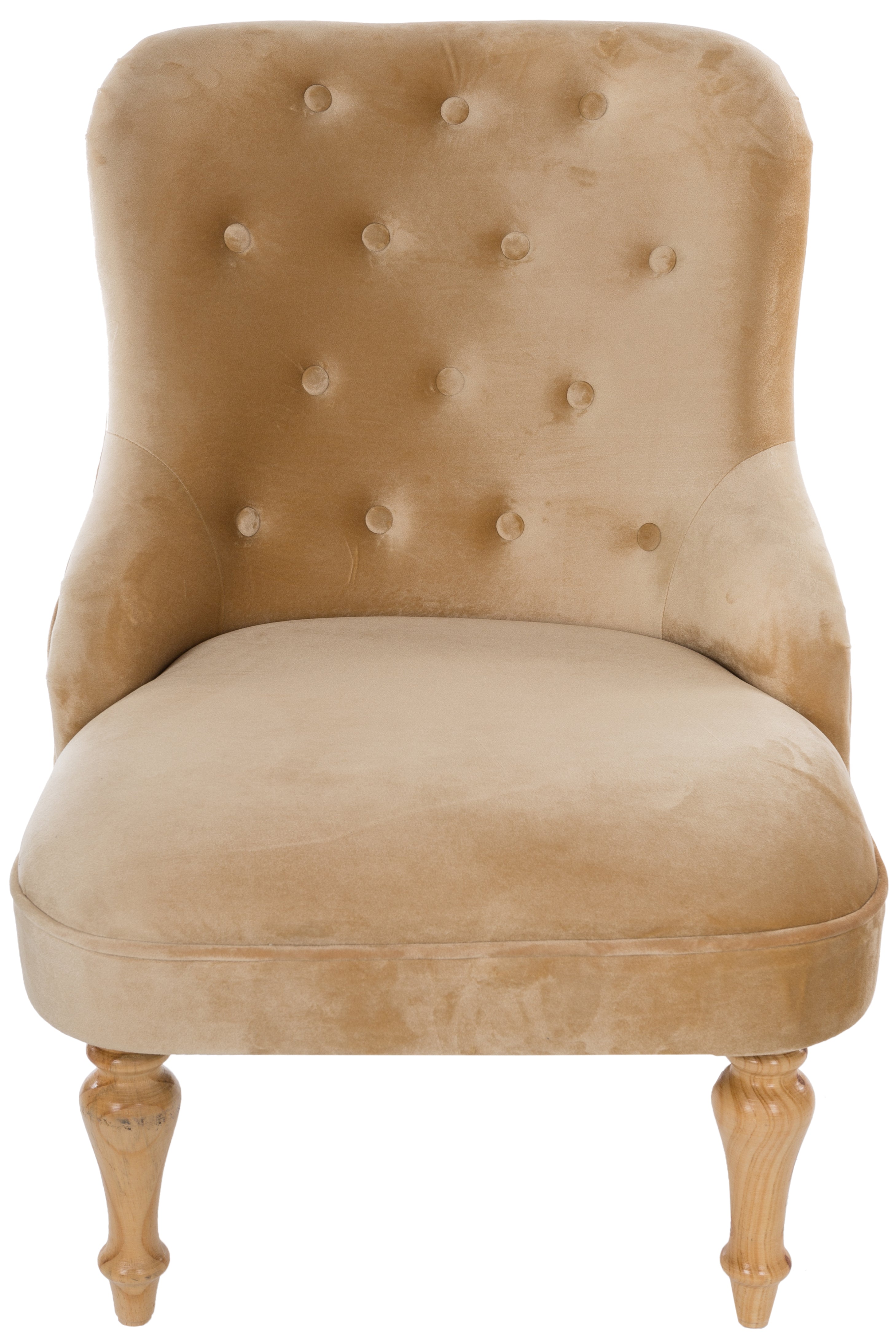 Sessel "Samsini" m. Knöpfen Beige H88/L60/T70