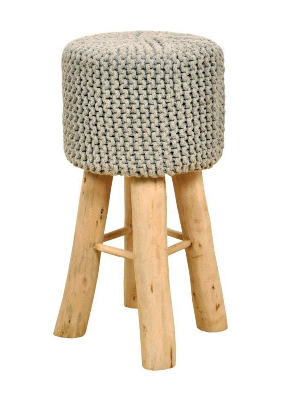 Barhocker Tresen-Hocker Küchenhocker Bistro-Hocker Barstuhl mit Holzfüßen Ø 35 cm Höhe 72 cm