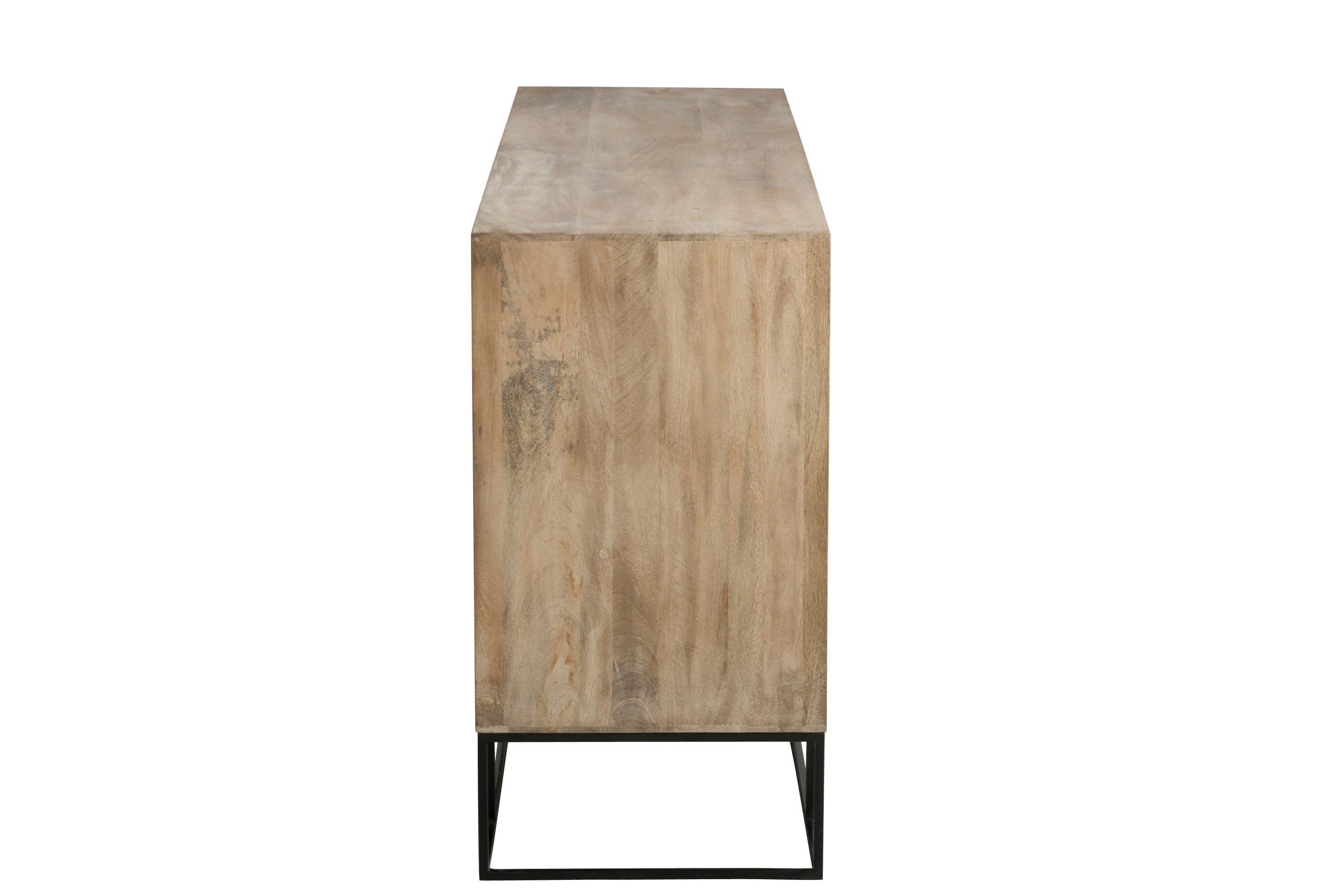 SIDEBOARD 3SCHIEBETÜREN WEIDE GEWOBEN MANGO NATUR (160x45x85cm)