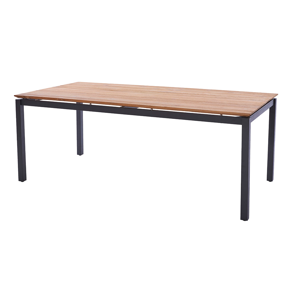 San Marino Tischplatte 160x100cm 3 Planken/Recycled Teak