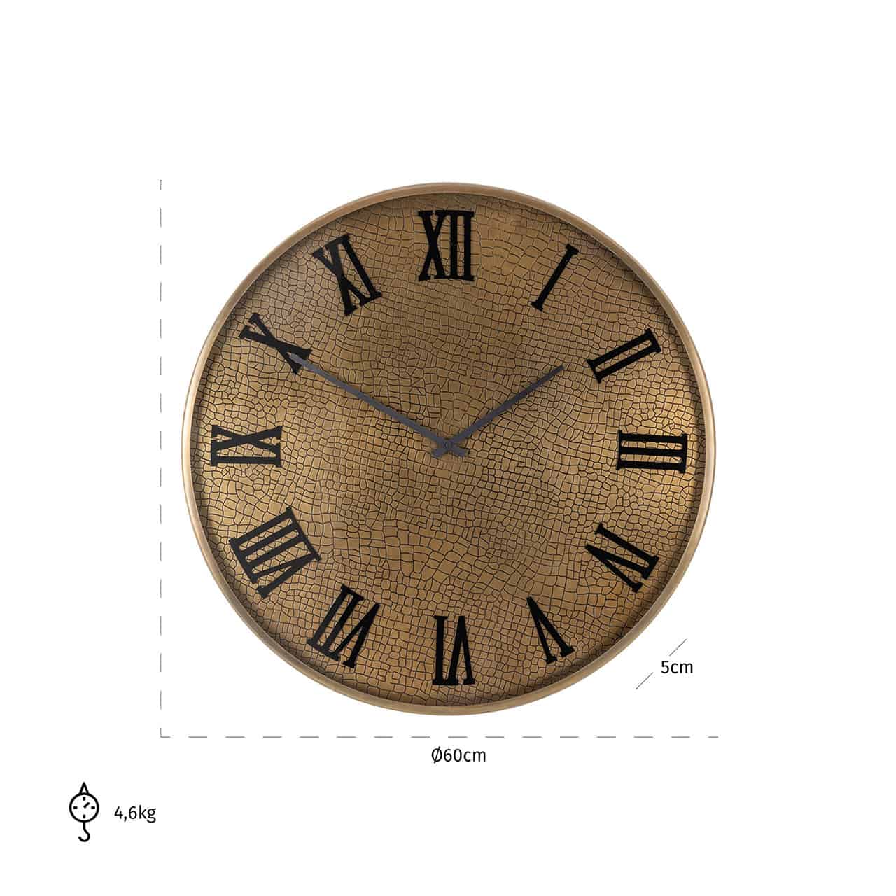 Clock Derial square goldkk-0066richmond