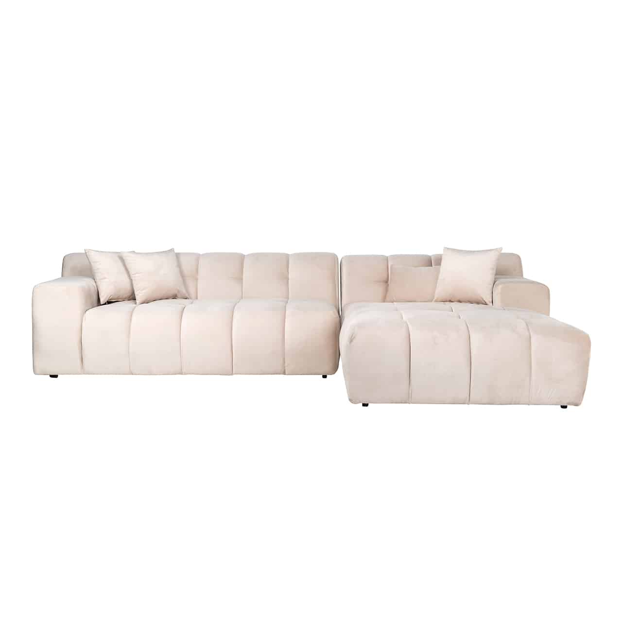 Sofa Cube 3 seater + lounge rights5137-sand-velvetrichmond