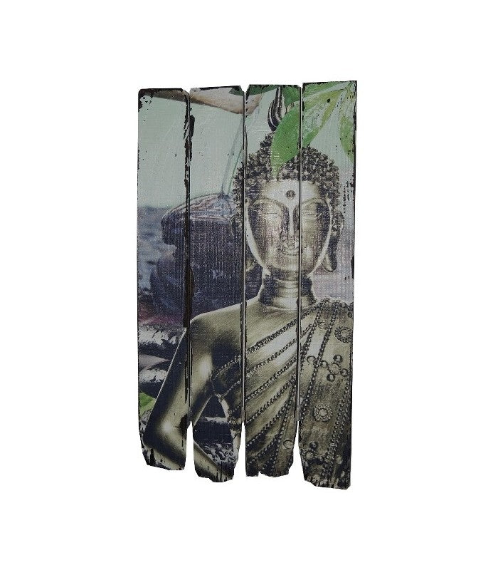 Holzwandbild "Buddha Calm"