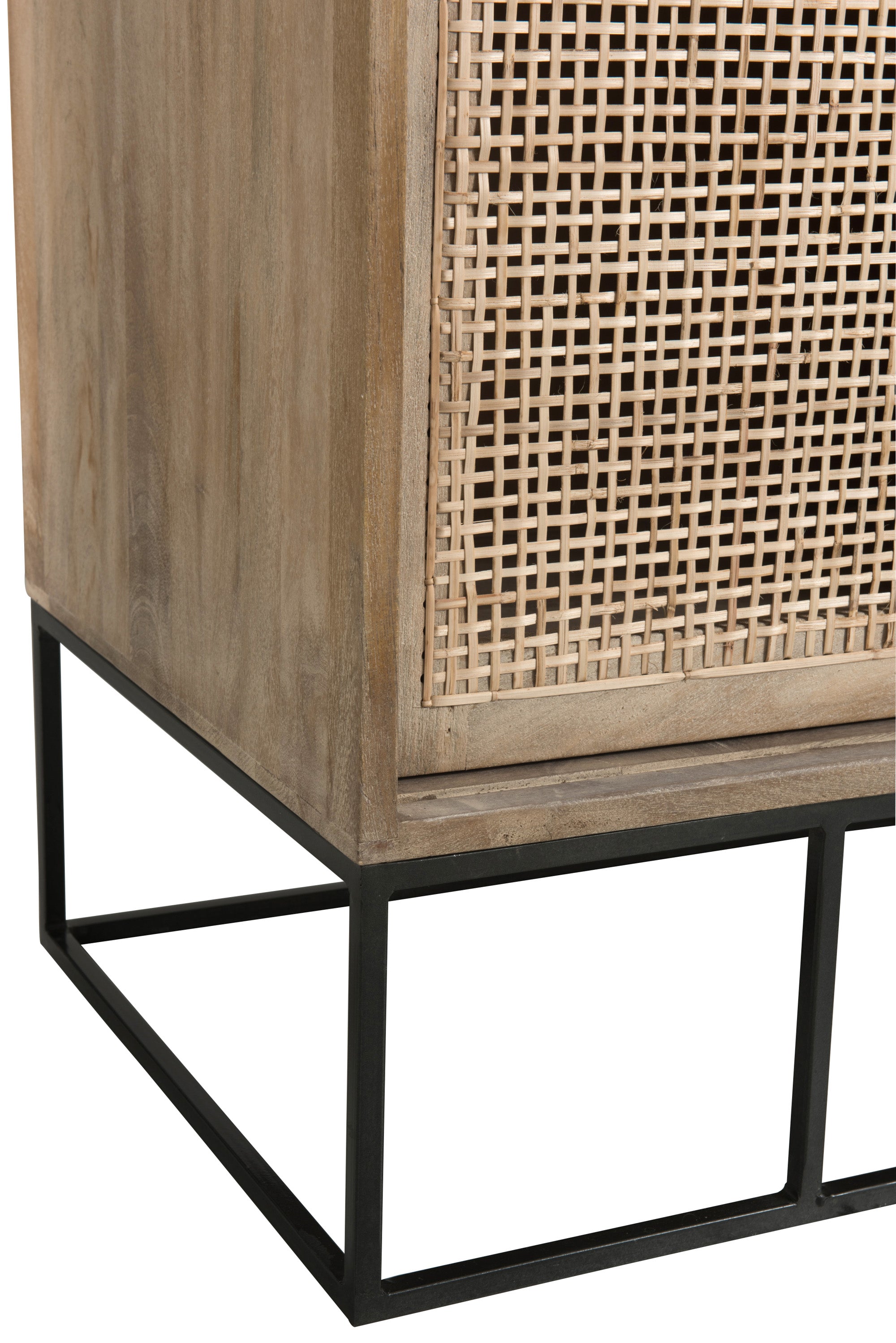 SIDEBOARD 3SCHIEBETÜREN WEIDE GEWOBEN MANGO NATUR (160x45x85cm)