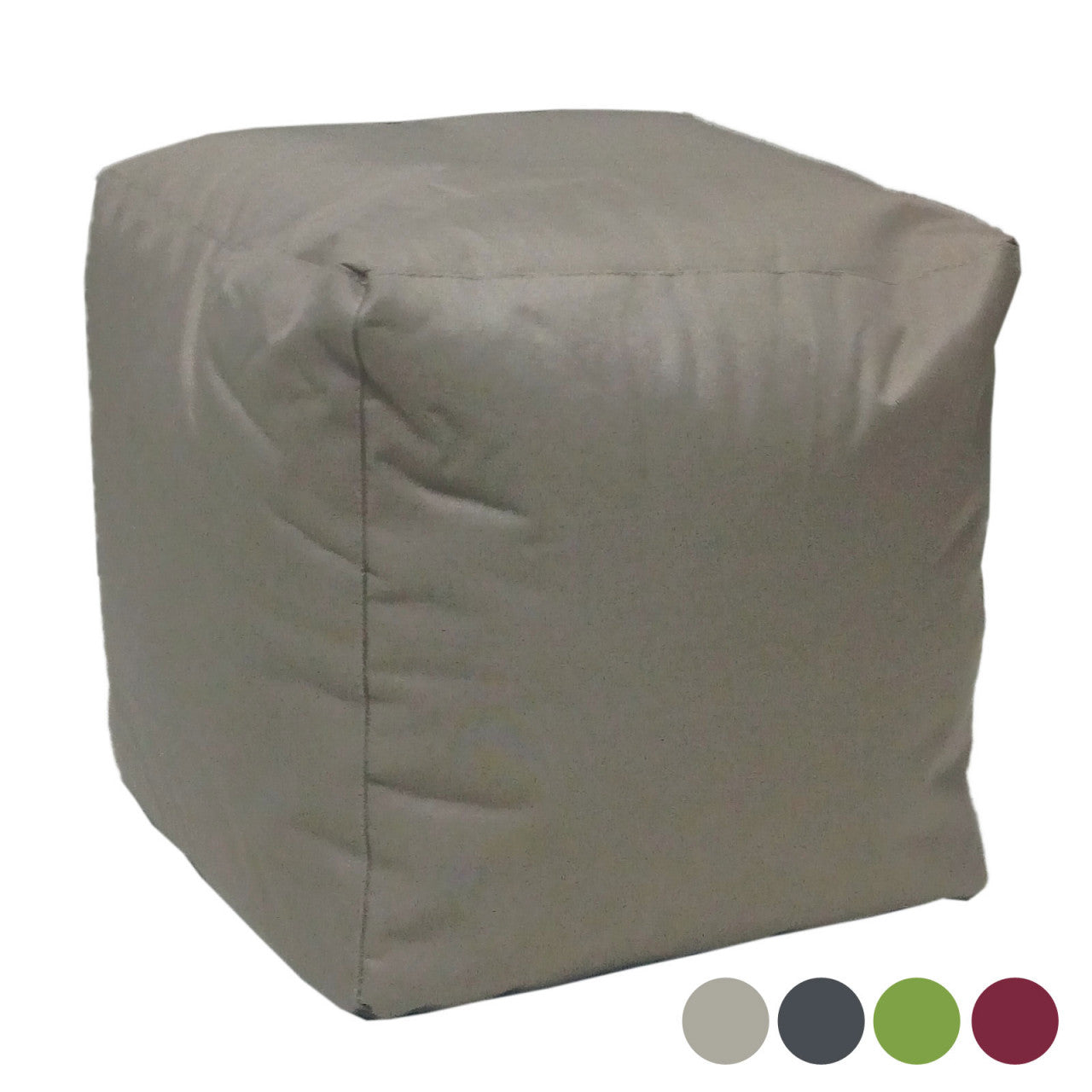 Sitz Würfel Fußhocker Sitzhocker Bamba 45x45x45 cm formstabil wasserfest und pflegeleicht 4 Farben