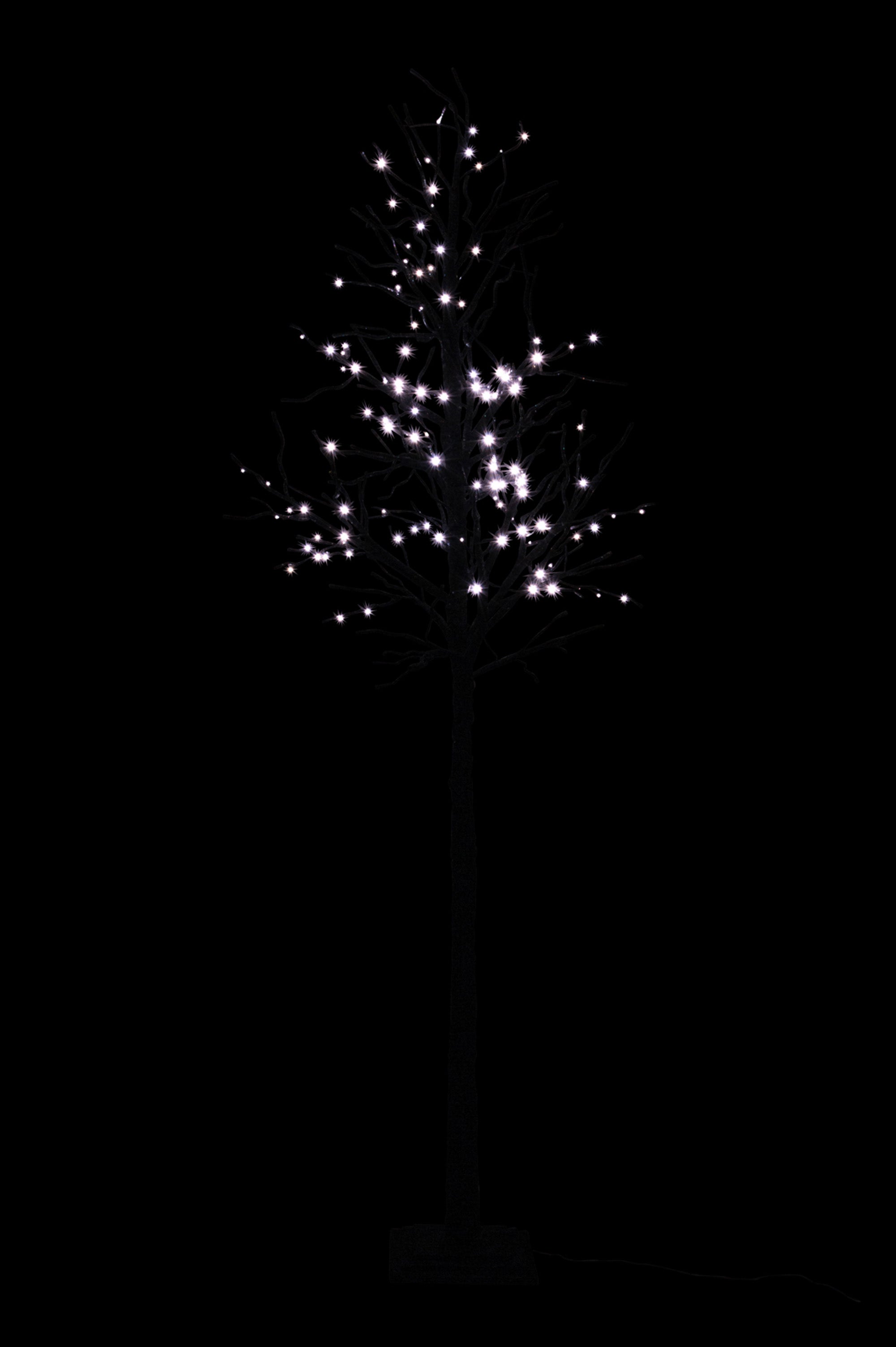 BAUM MIT LED UND ADAPTER PAIL SCHWARZ GRÖSSE XL 300CM