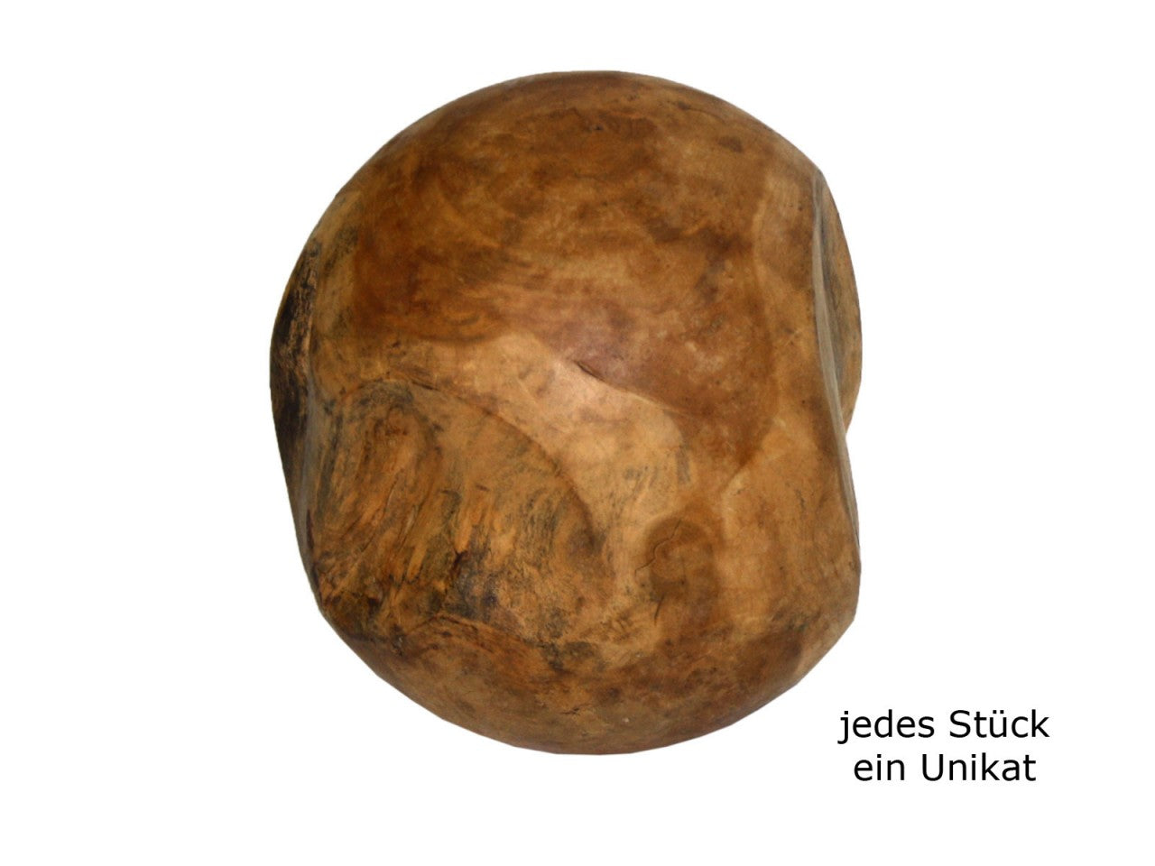 Unikat-Wurzelholzkugel Teakholz Ø 8/10/20 cm, vollmassiv